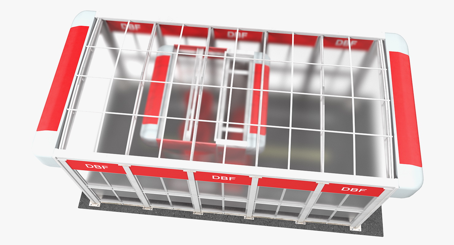 Automatic Car Wash System Fur 3D model