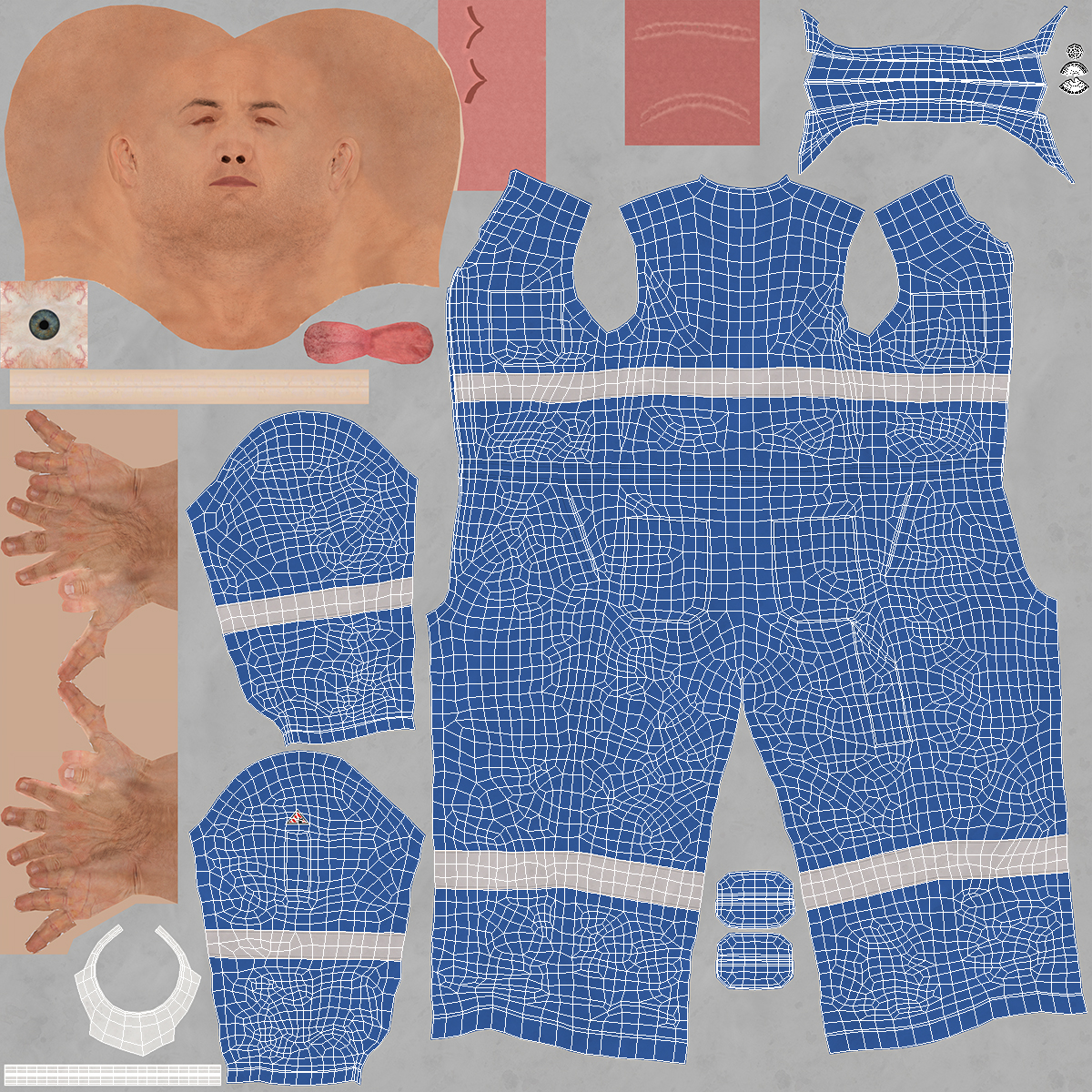 3D Oil Field Worker Suit