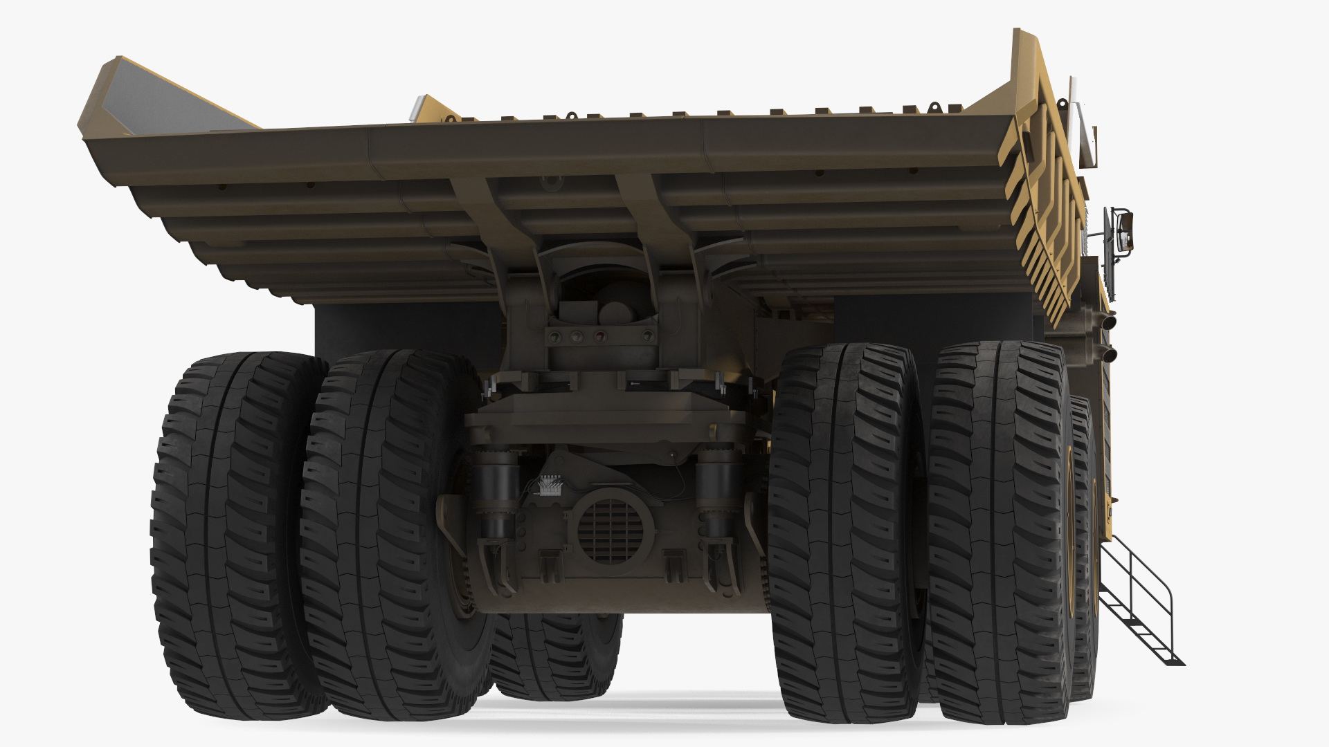 3D Haul Truck Clean Rigged model