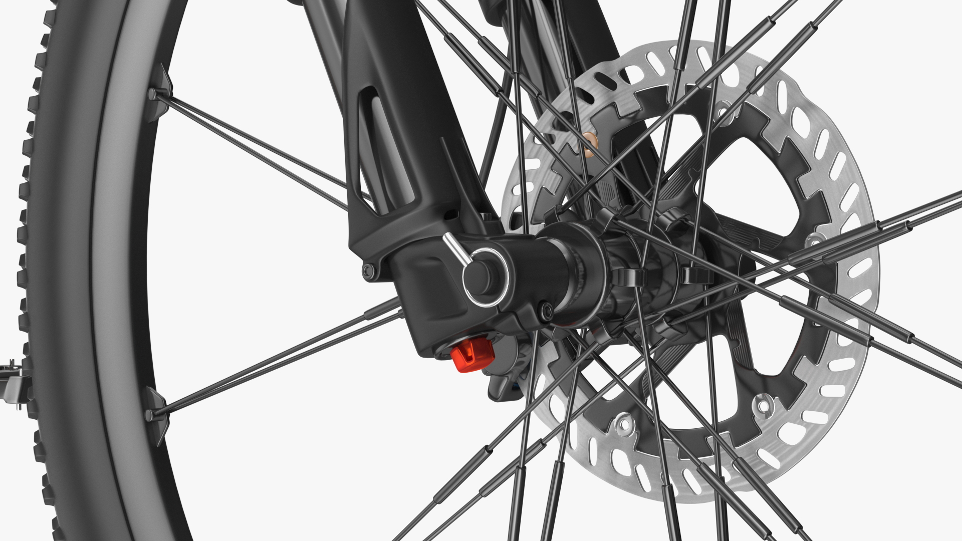 Electric Mountain Bike 3D