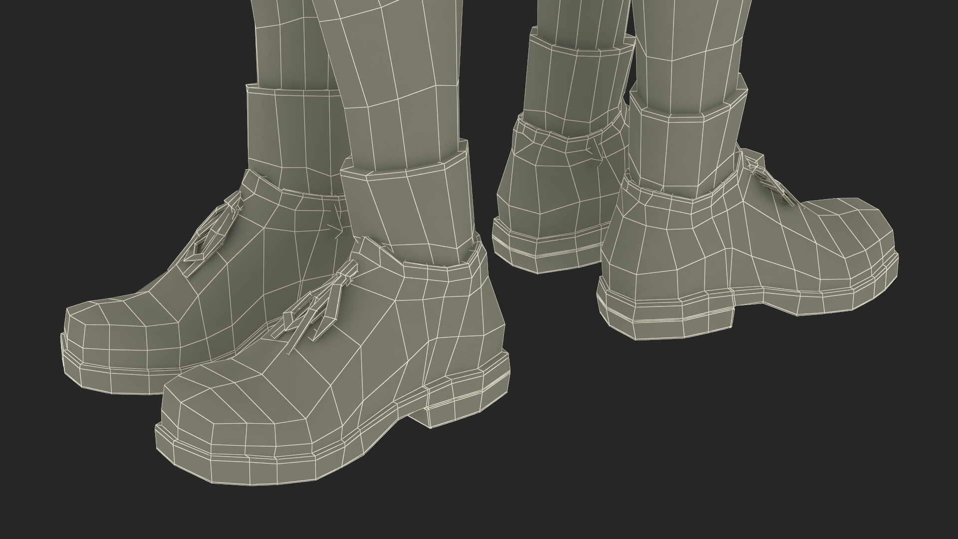 3D model European Woman Street Fashion Style