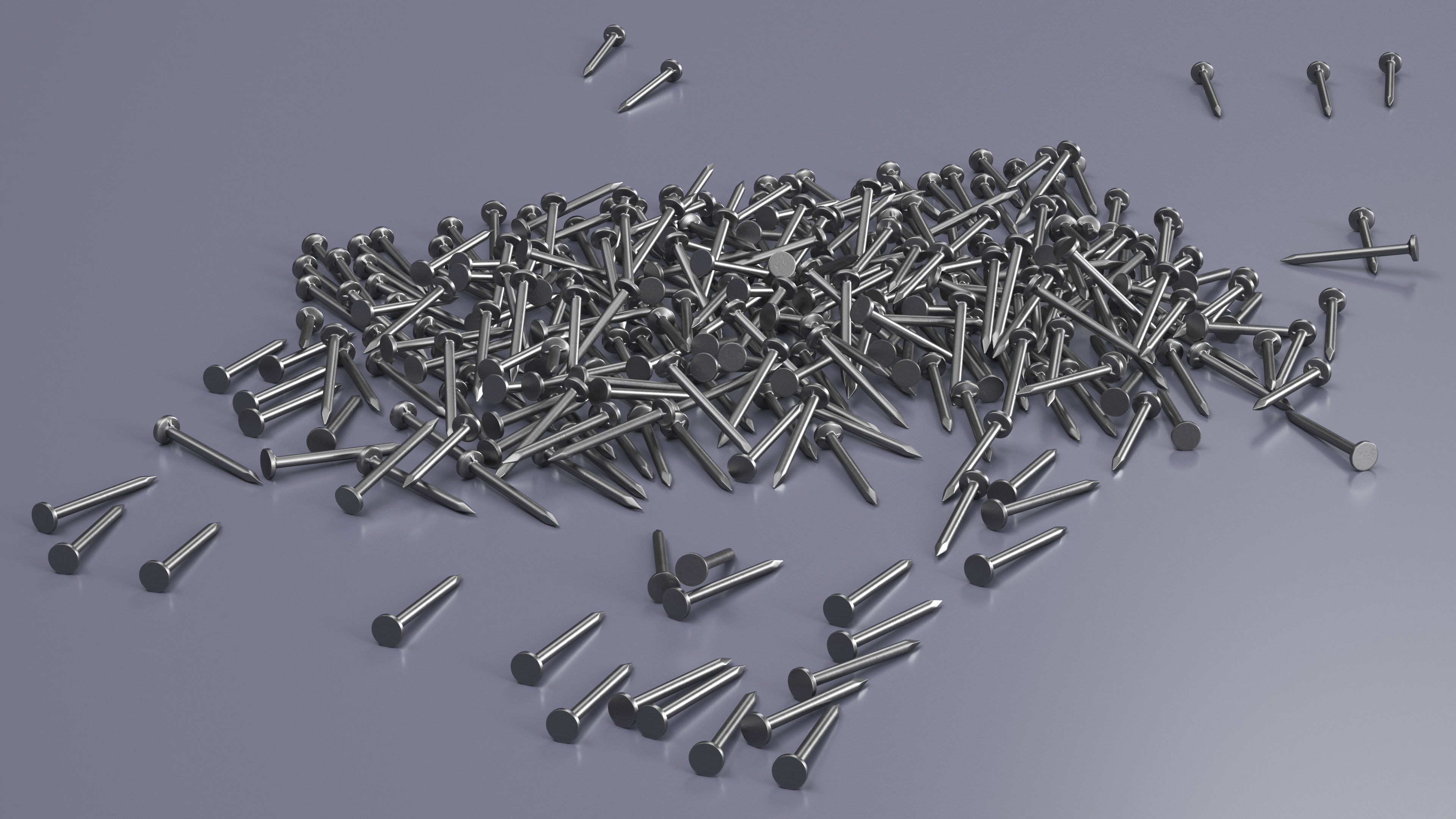 Pin Nails 3D model