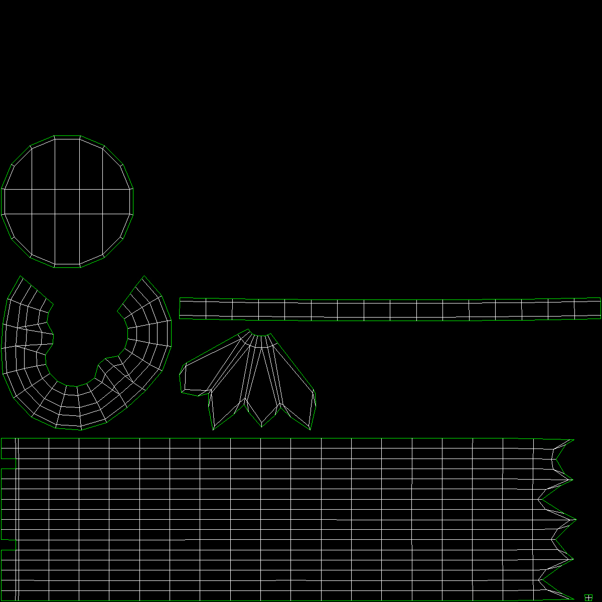 Pin Nails 3D model