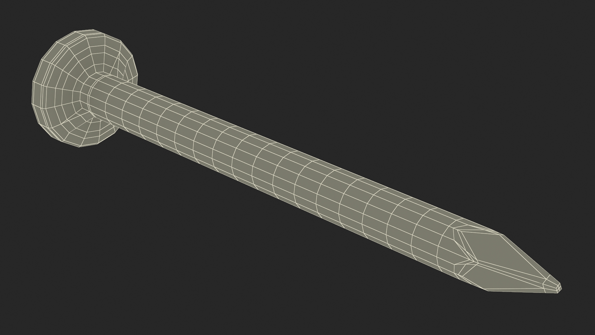 Pin Nails 3D model