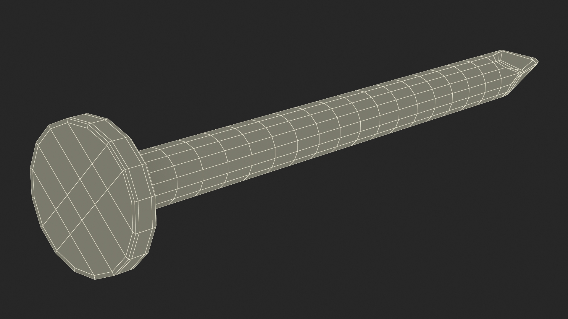 Pin Nails 3D model