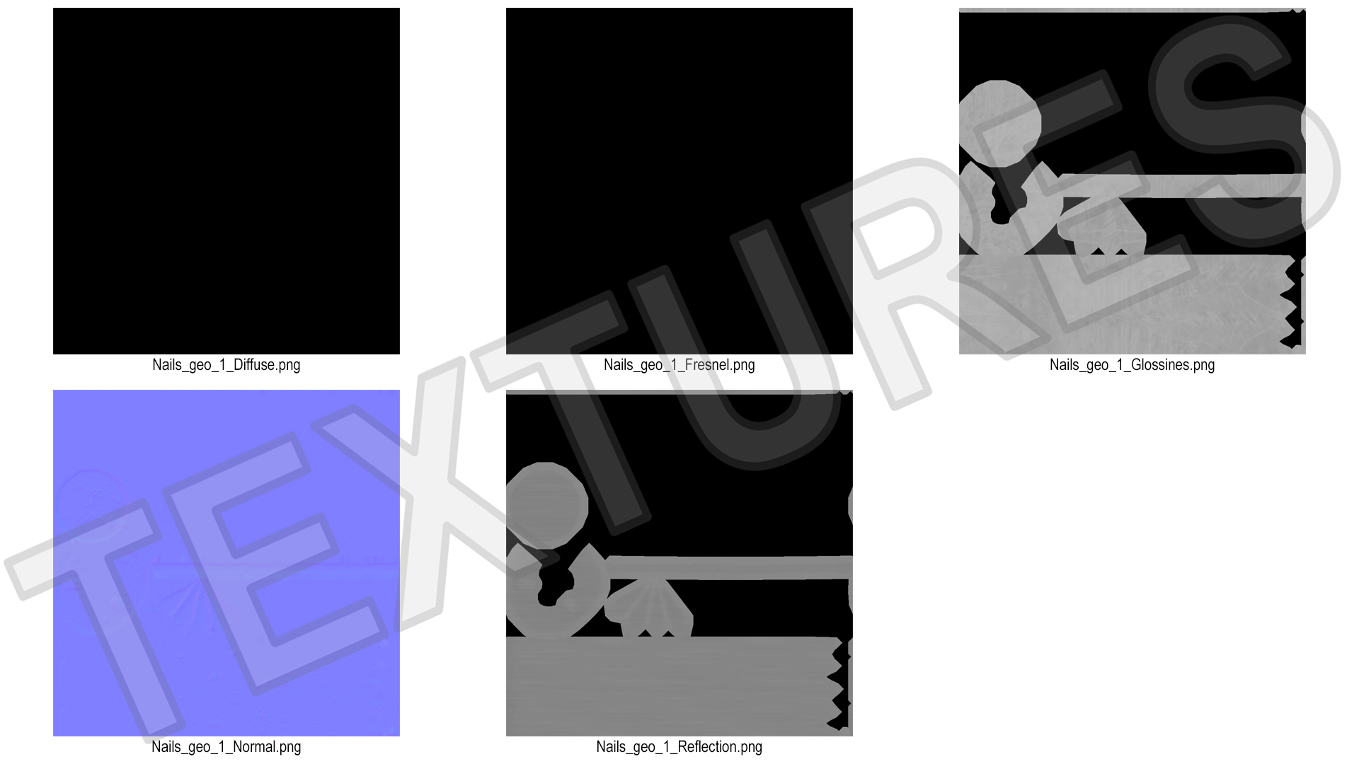 Pin Nails 3D model