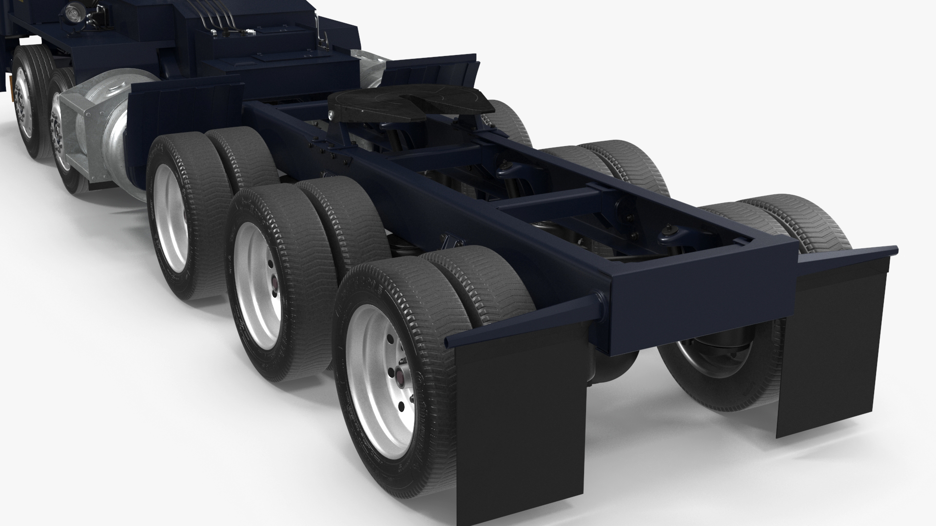 Peterbild 362 Cab Over for Transporter Erector Loader Rigged for Maya 3D model
