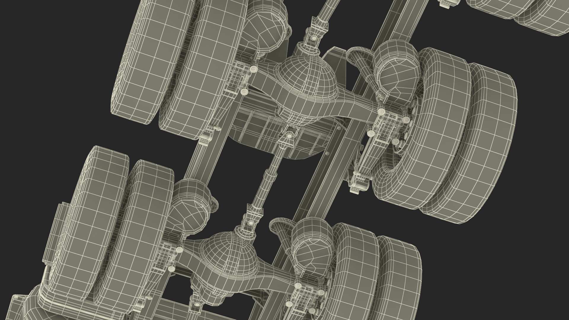 Peterbild 362 Cab Over for Transporter Erector Loader Rigged for Maya 3D model