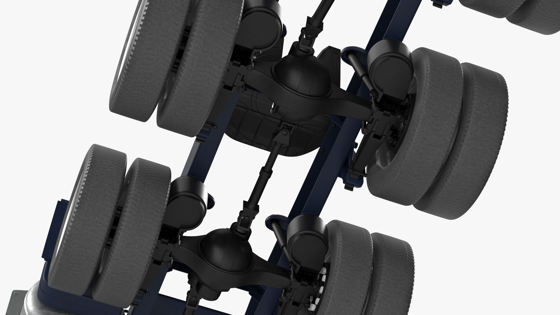 Peterbild 362 Cab Over for Transporter Erector Loader Rigged for Maya 3D model