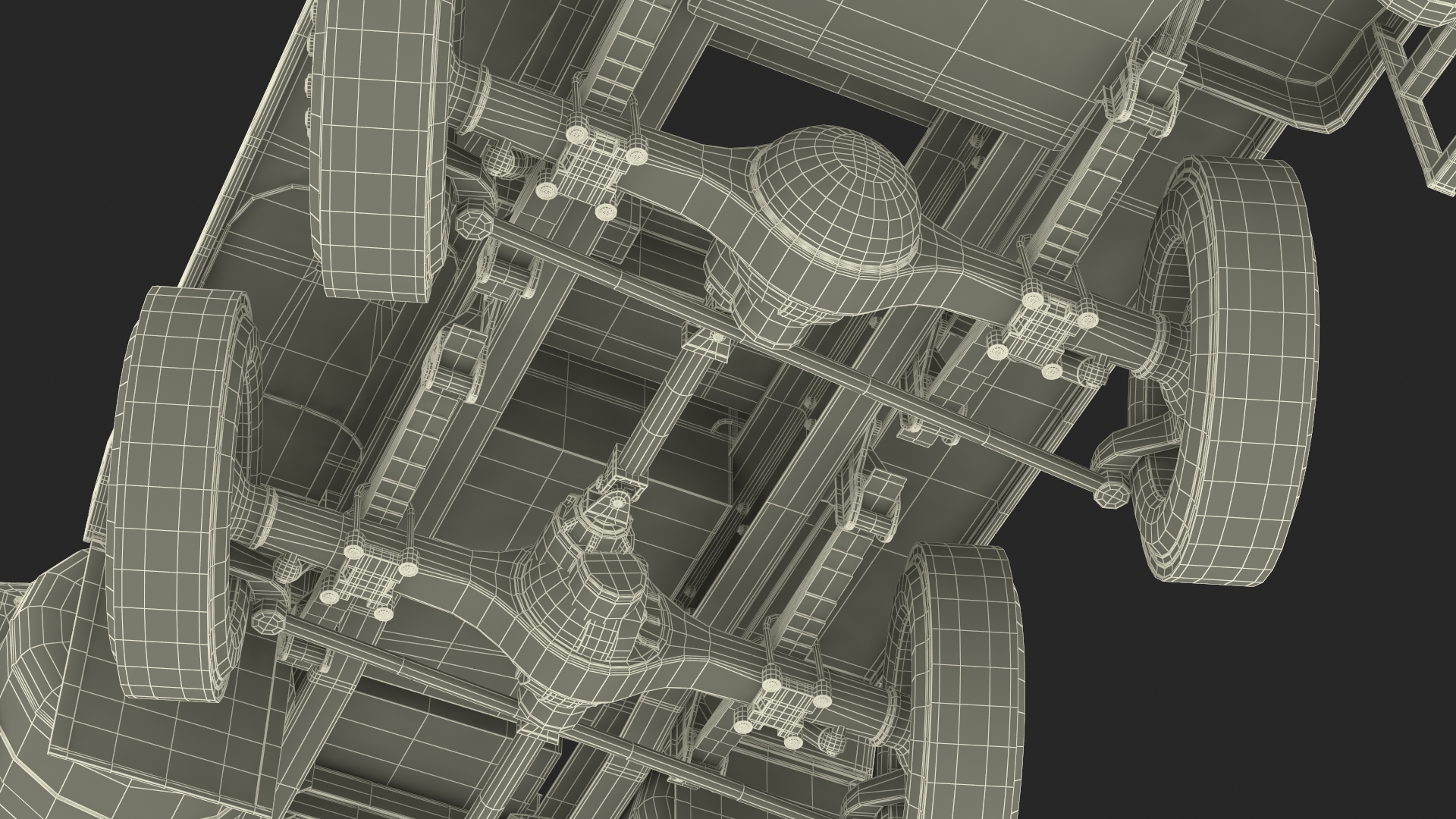 Peterbild 362 Cab Over for Transporter Erector Loader Rigged for Maya 3D model