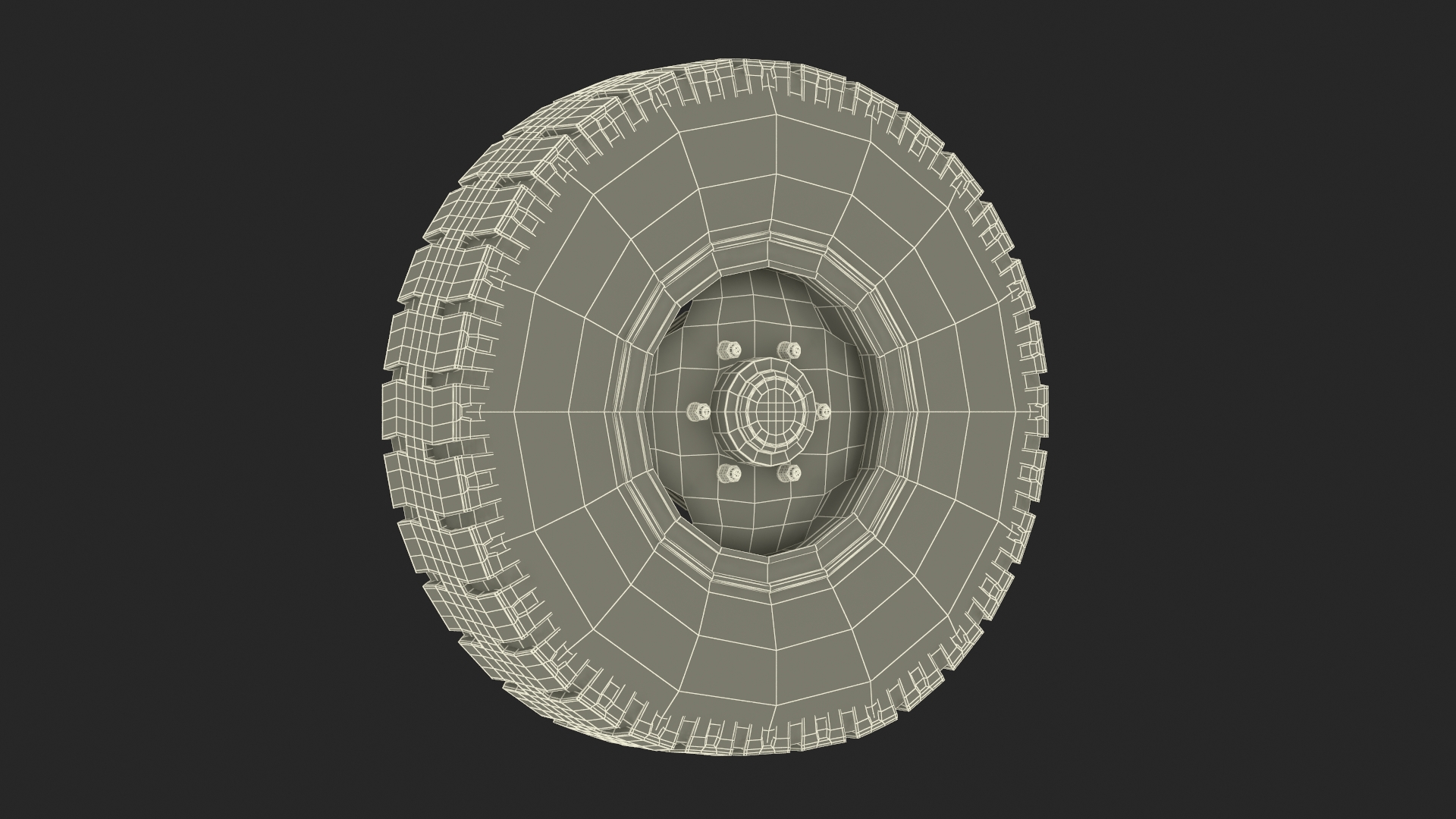 3D Wheel for Heavy Duty Applications model
