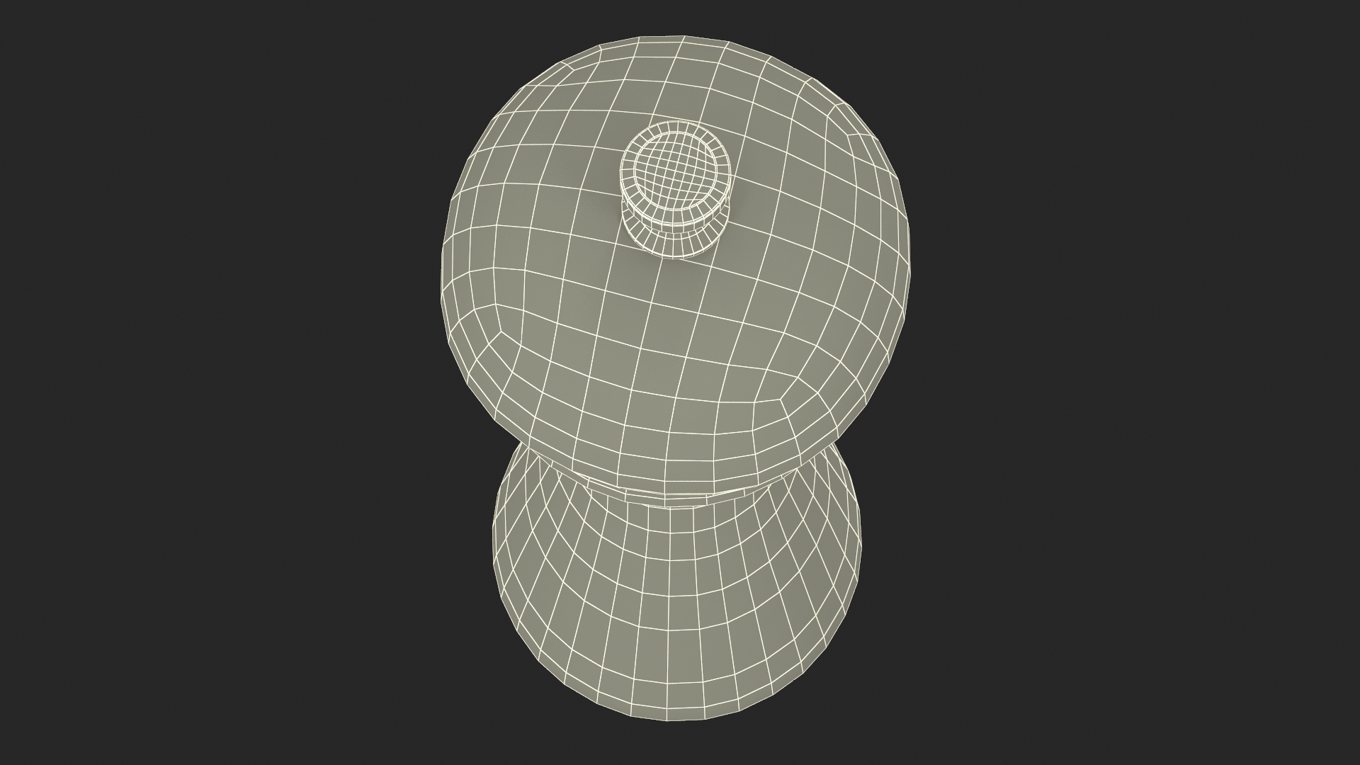 3D Wooden Pepper or Salt Mill