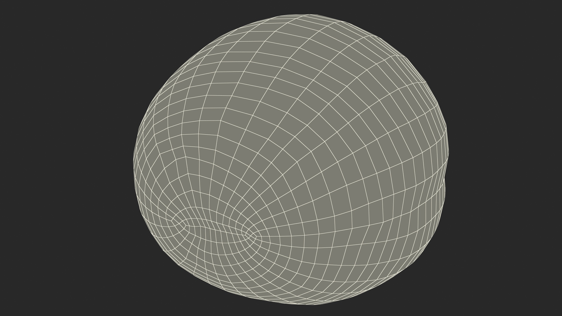 3D Yellow Apricot Fur model