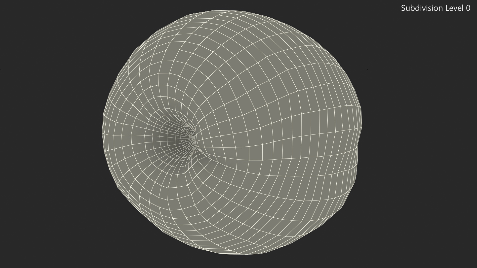 3D Yellow Apricot Fur model