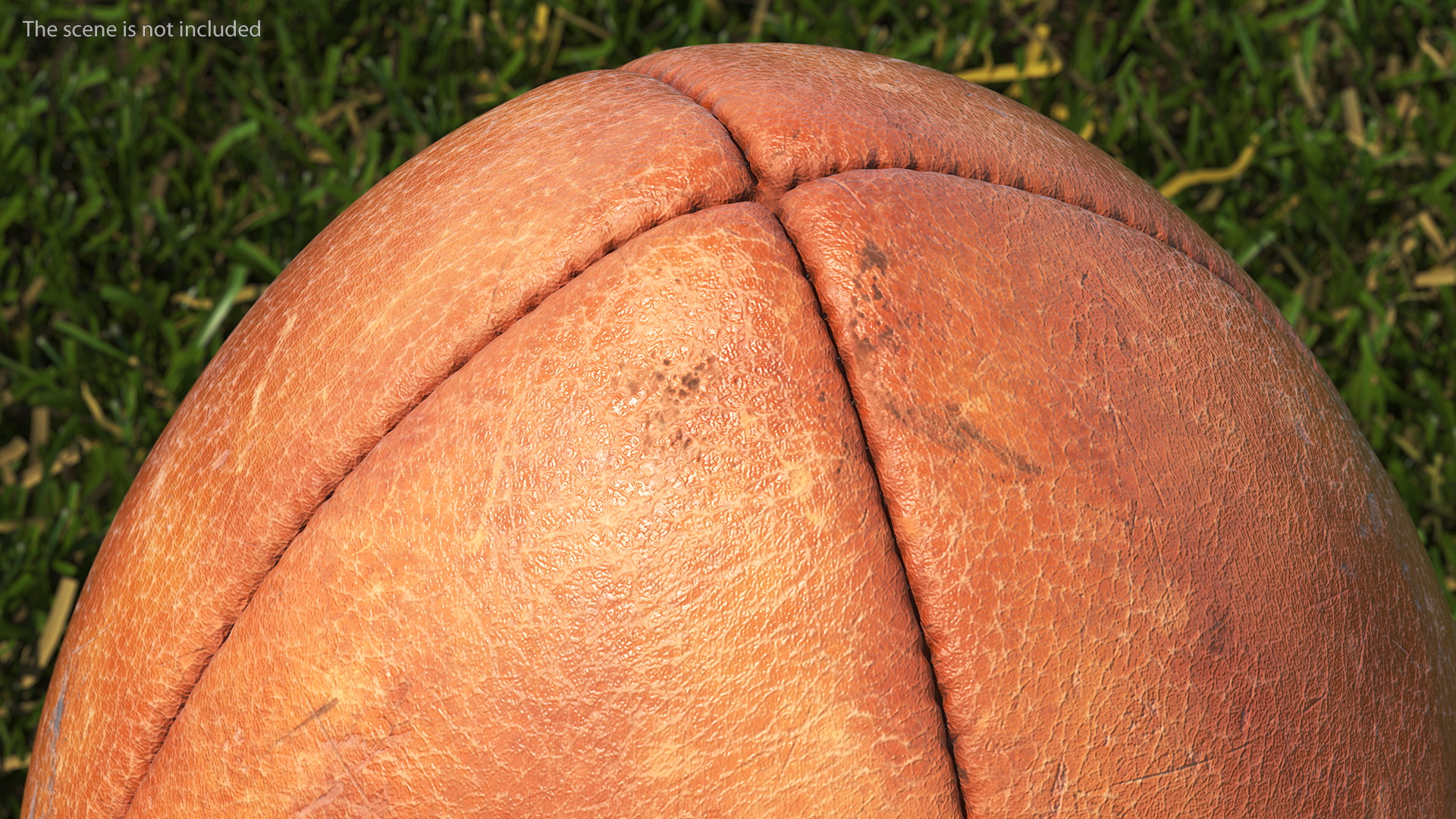 3D model Vintage Rugby Ball With Kicking Tee