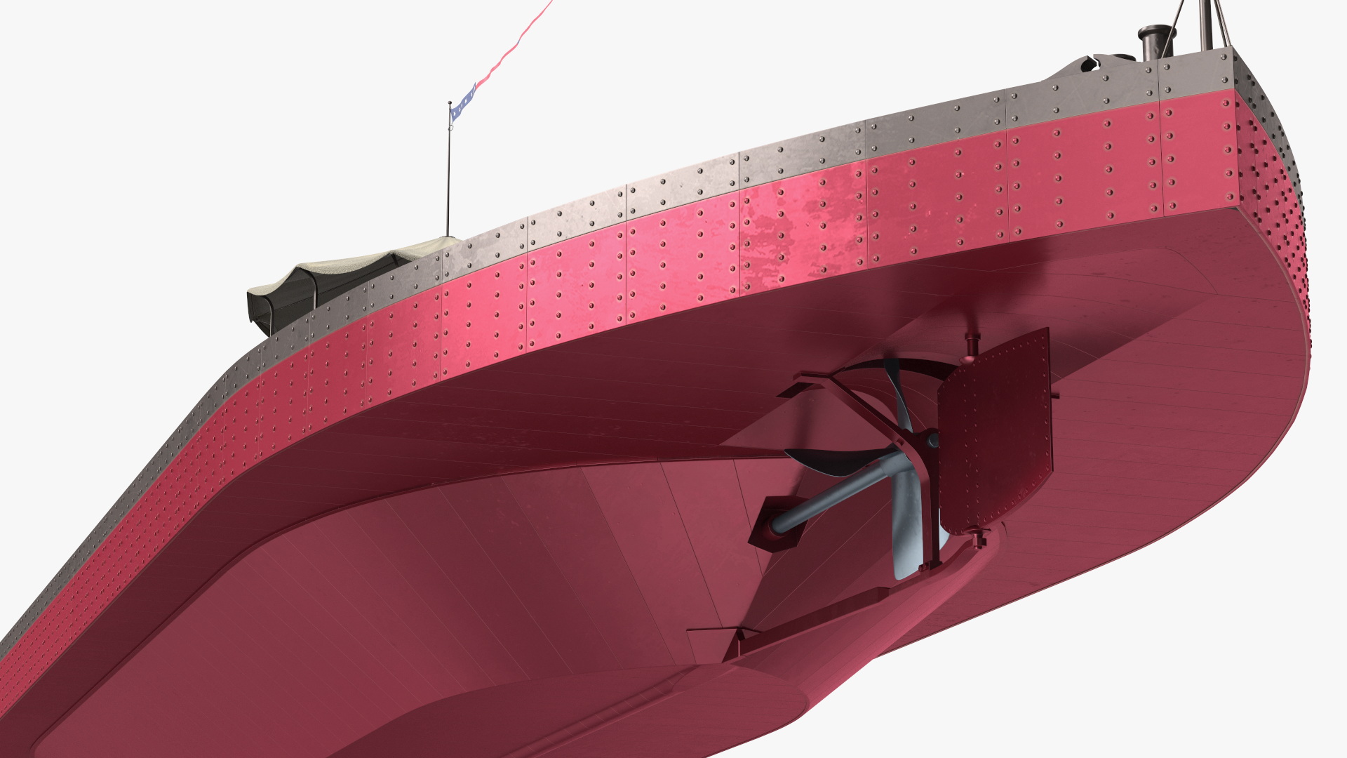 3D USS Monitor with Tower New