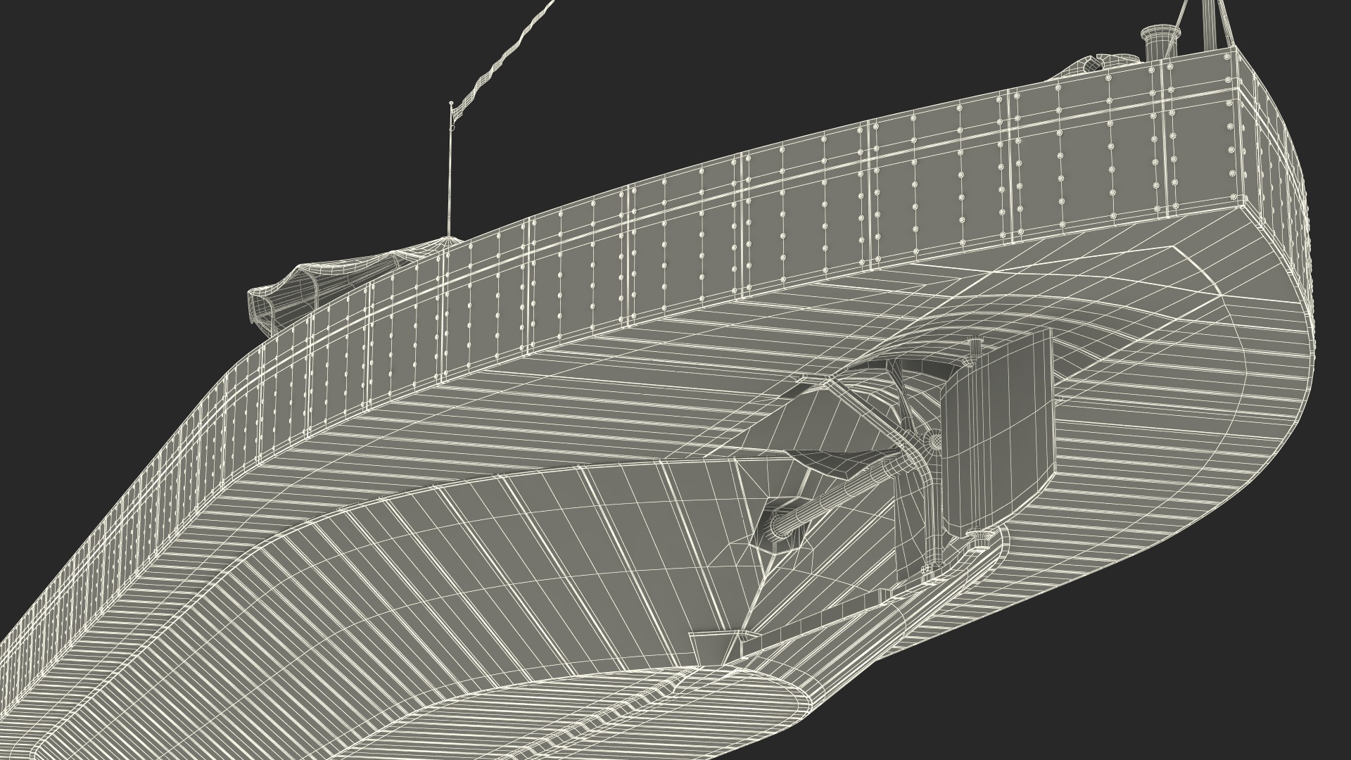 3D USS Monitor with Tower New