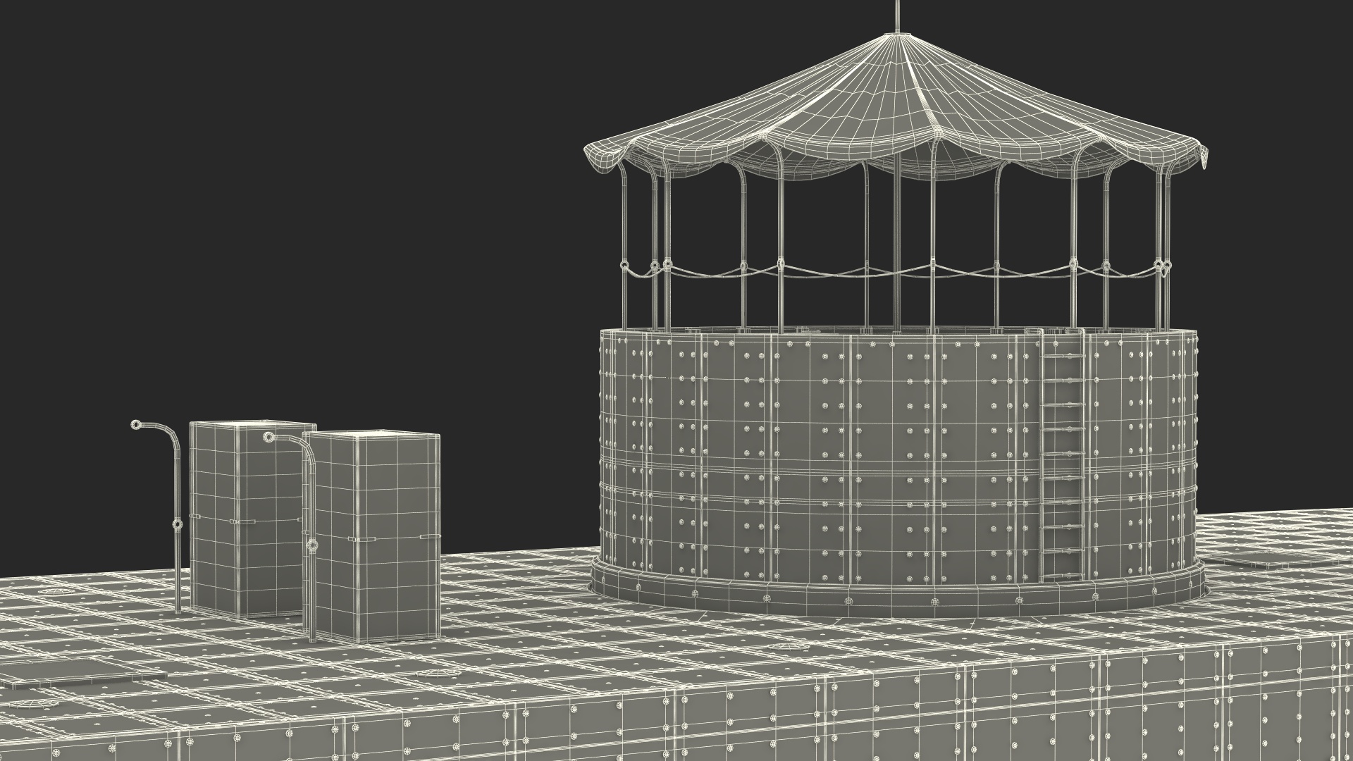 3D USS Monitor with Tower New