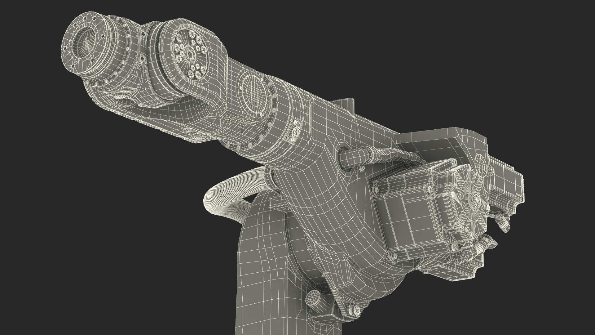 3D KUKA KR 30-4 KS Industrial Robot Arm