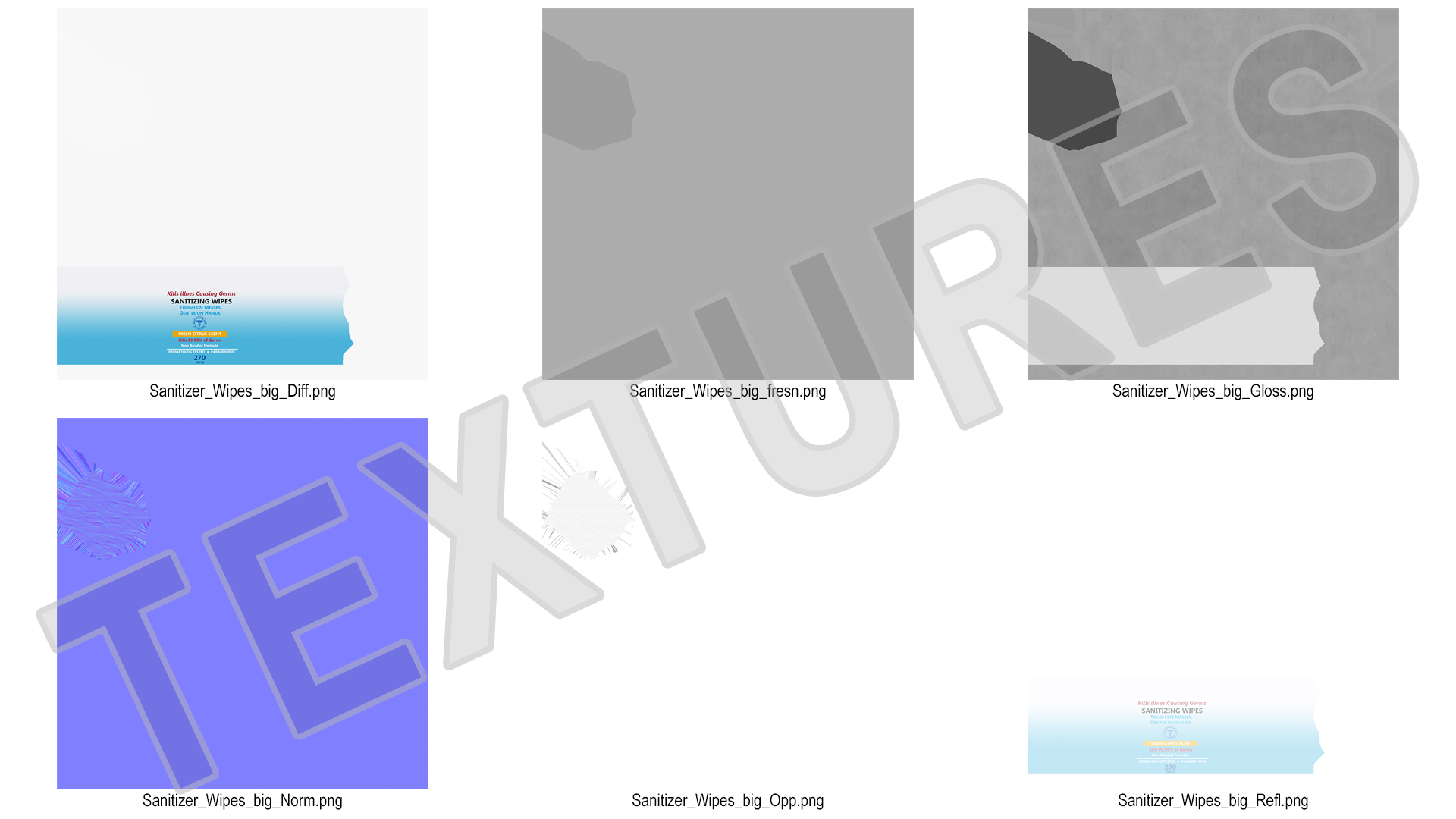 Opened Sanitizing Wipes 270 Count Canister 3D