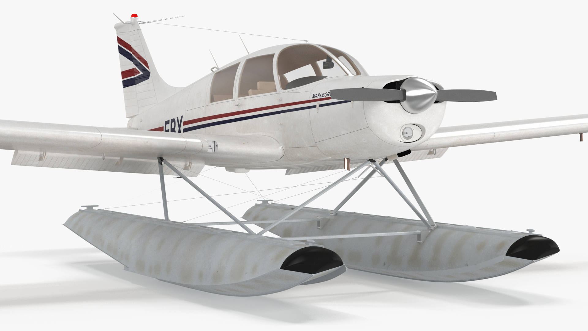 Private Seaplane Piper PA-28 Cherokee 3D