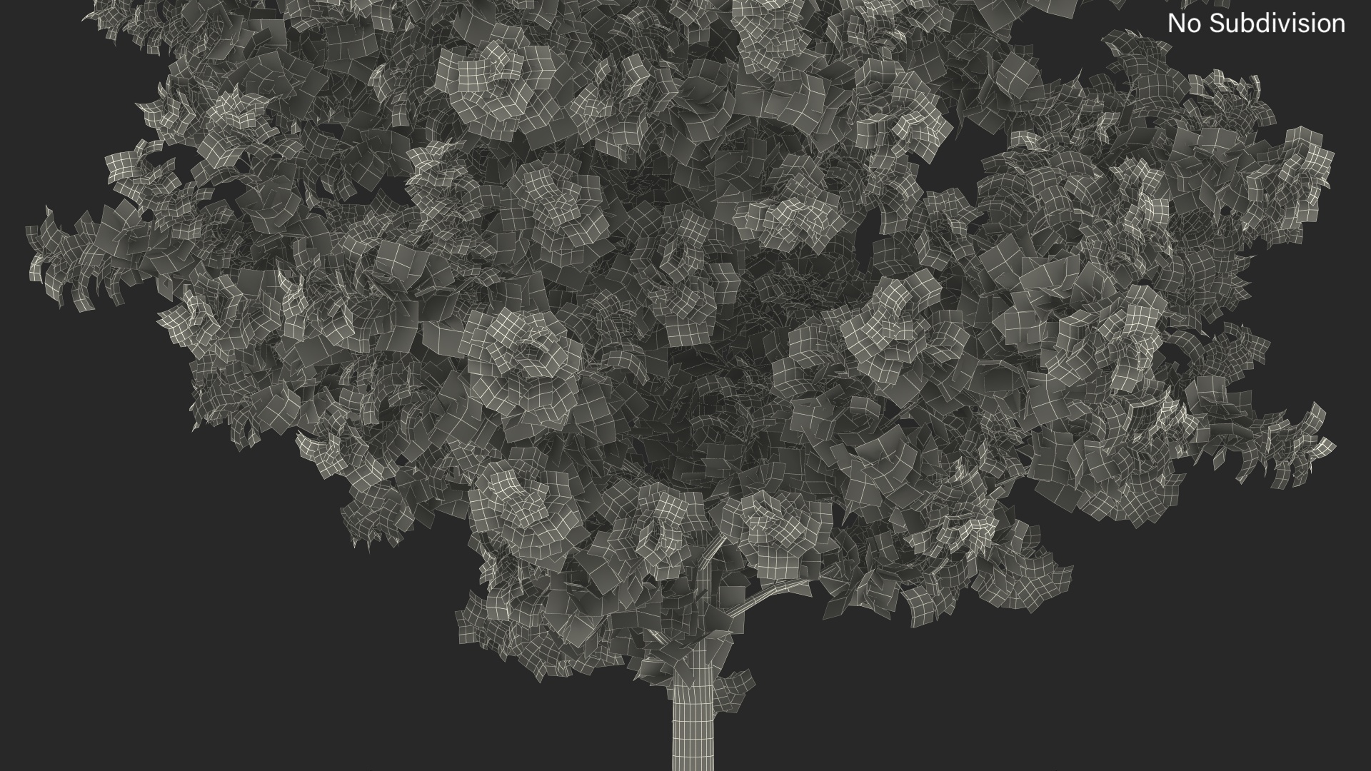3D model Autumn Yellow Poplar Tree