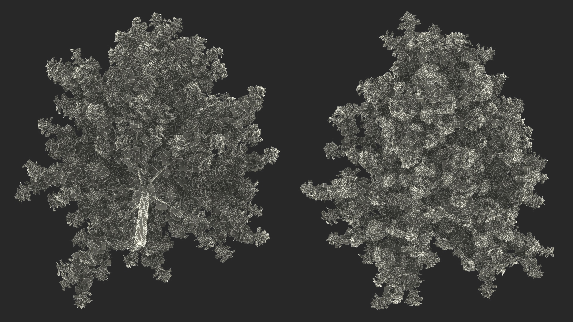 3D model Autumn Yellow Poplar Tree