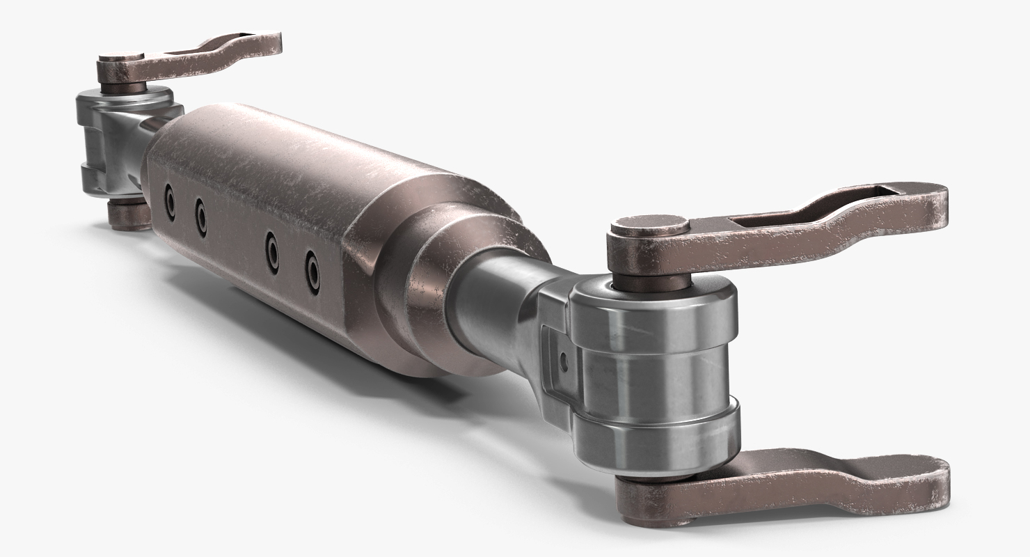 Sci Fi Anodized Pistons Set 3D