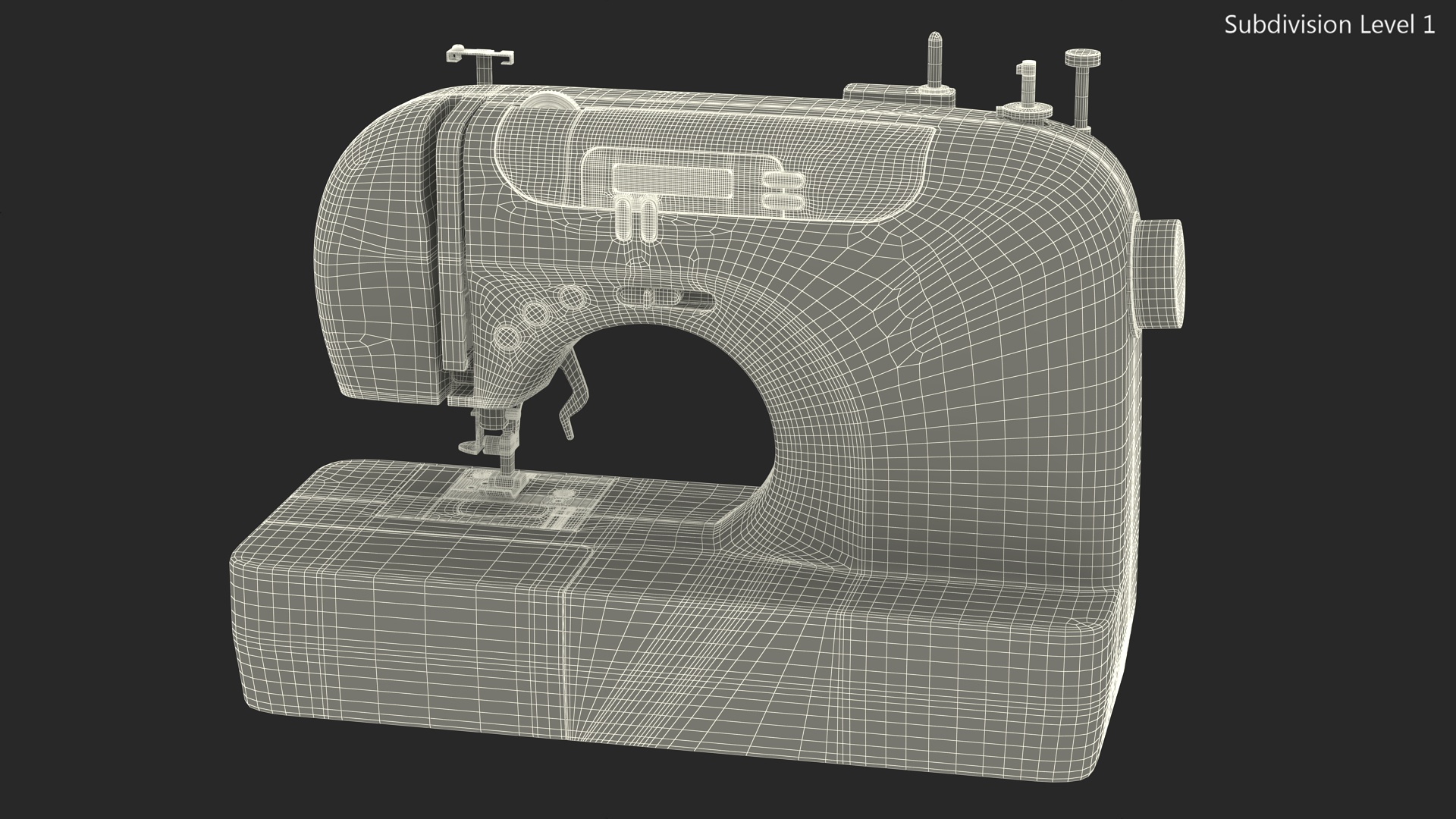 Computerized Sewing Machine 3D