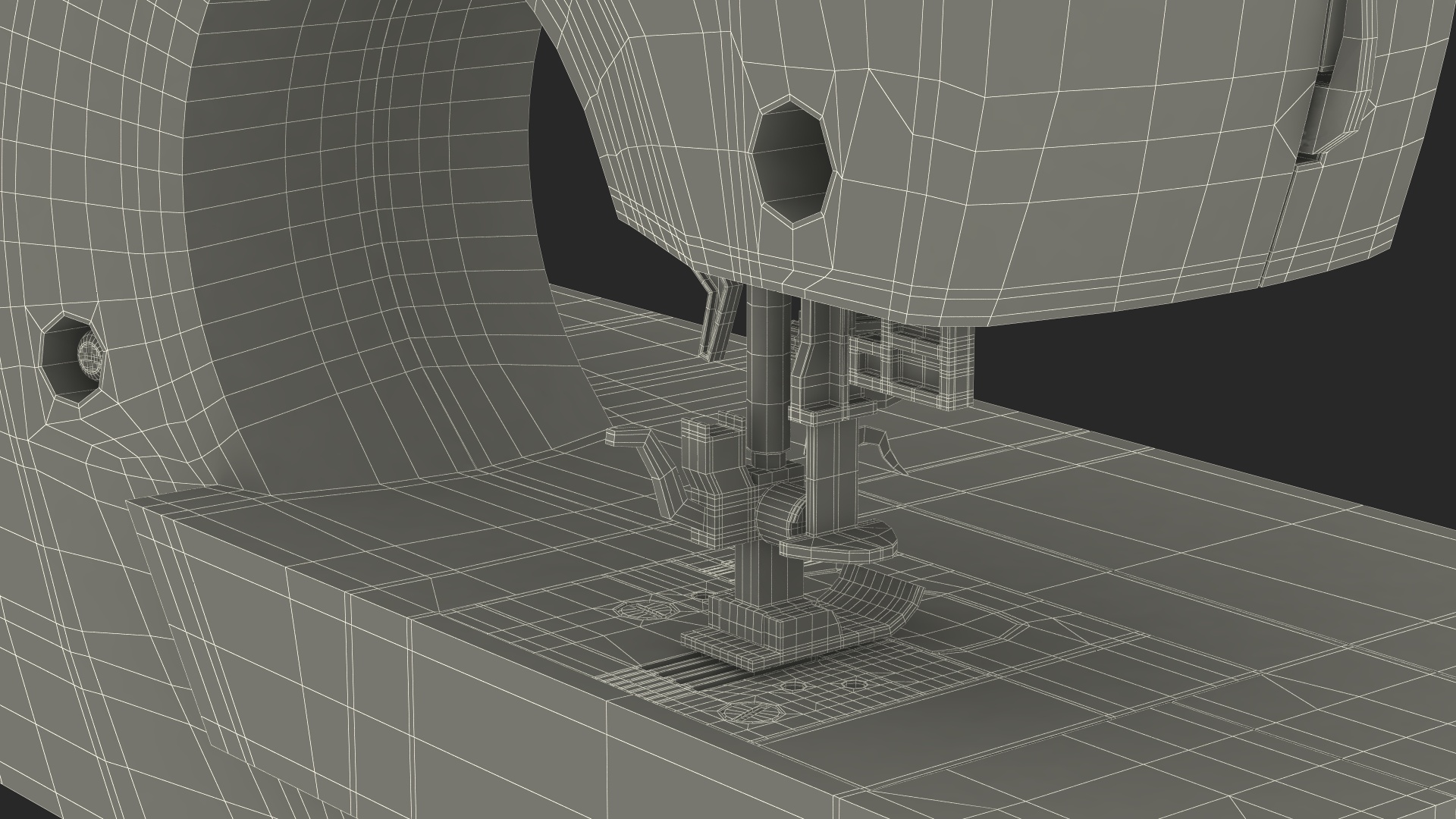 Computerized Sewing Machine 3D