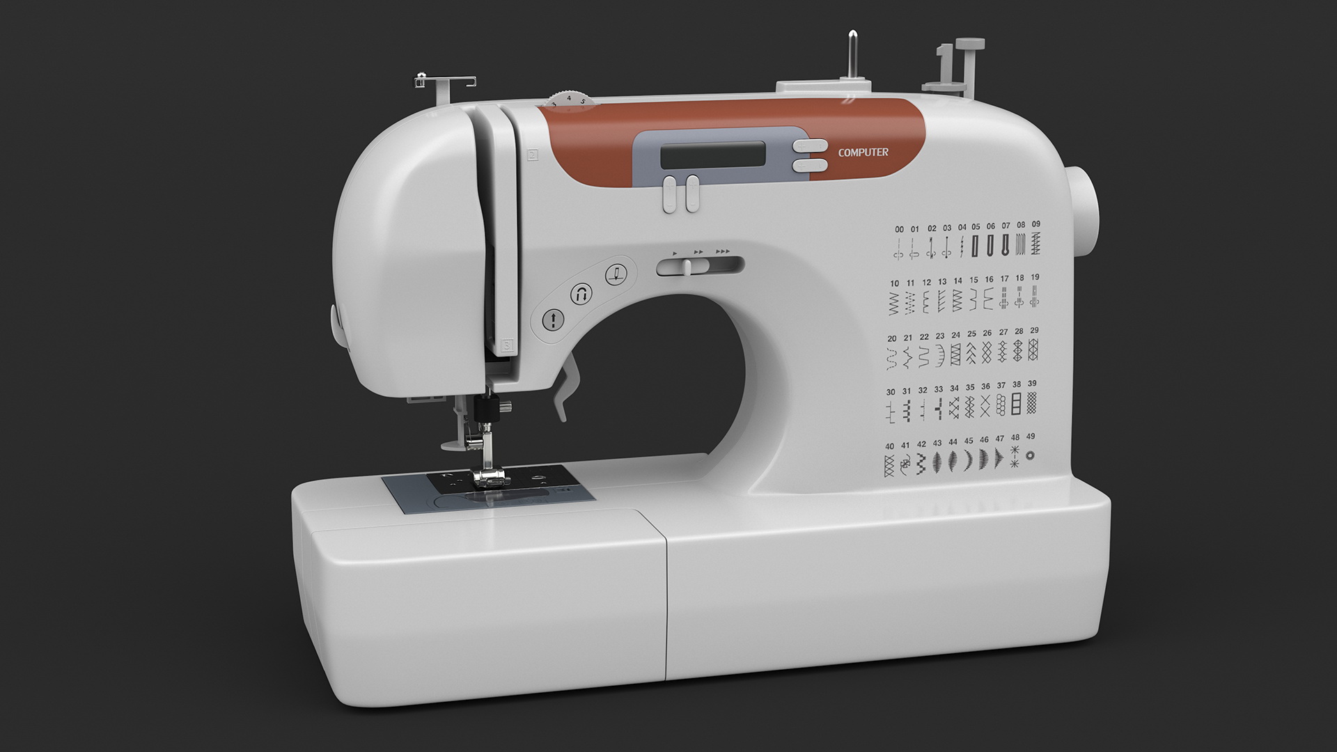 Computerized Sewing Machine 3D