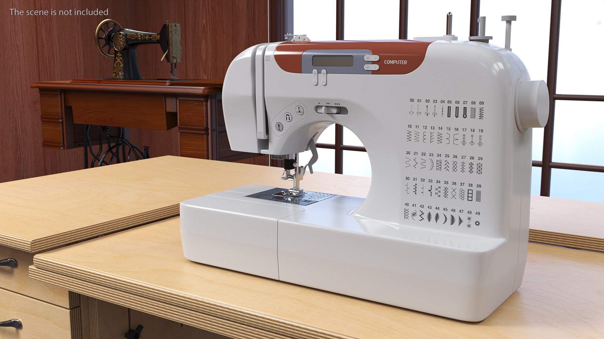 Computerized Sewing Machine 3D