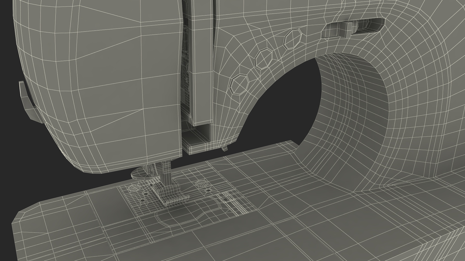 Computerized Sewing Machine 3D