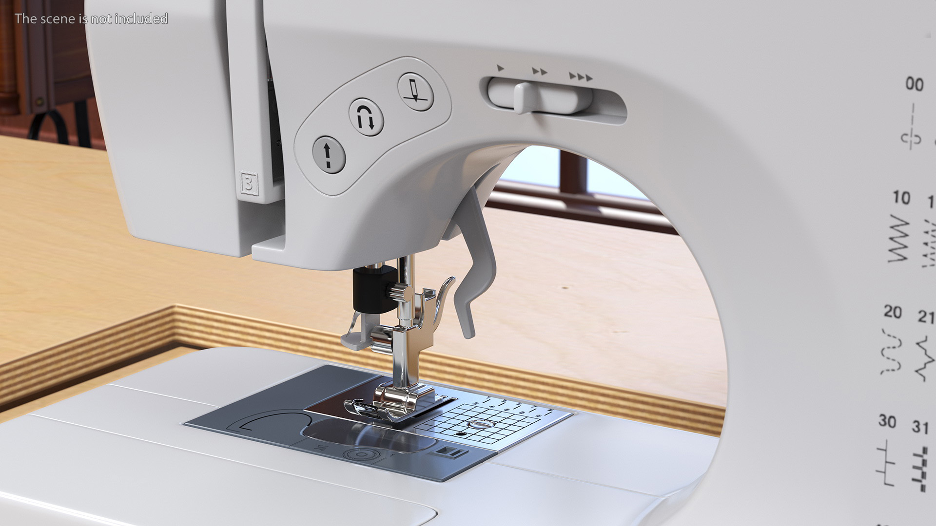 Computerized Sewing Machine 3D