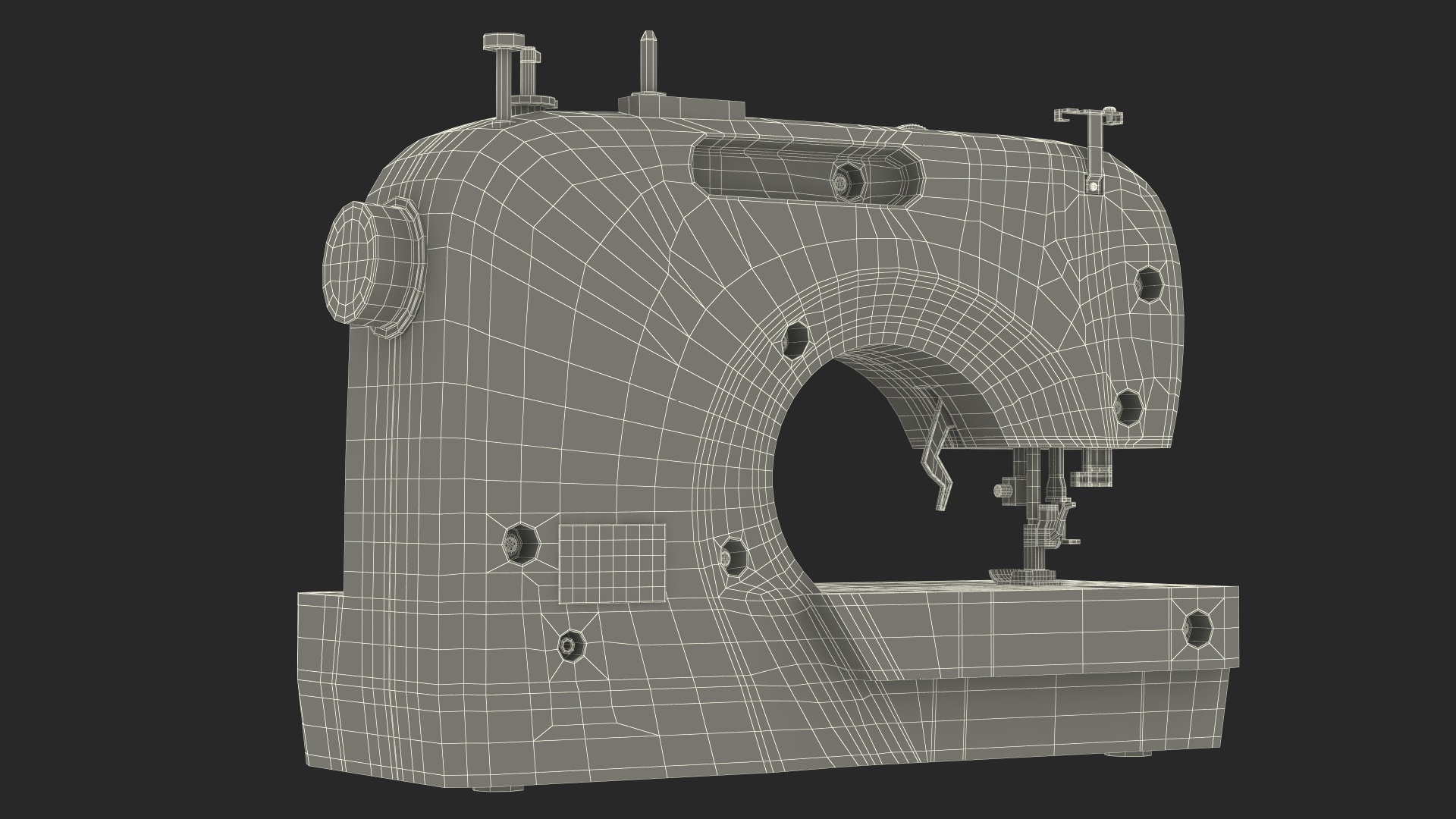 Computerized Sewing Machine 3D