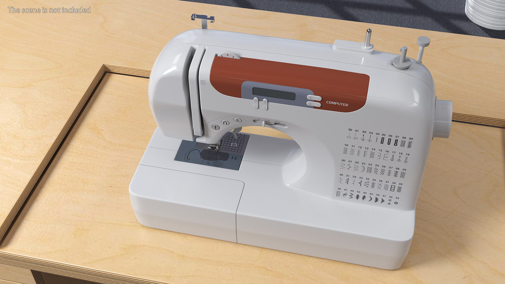 Computerized Sewing Machine 3D