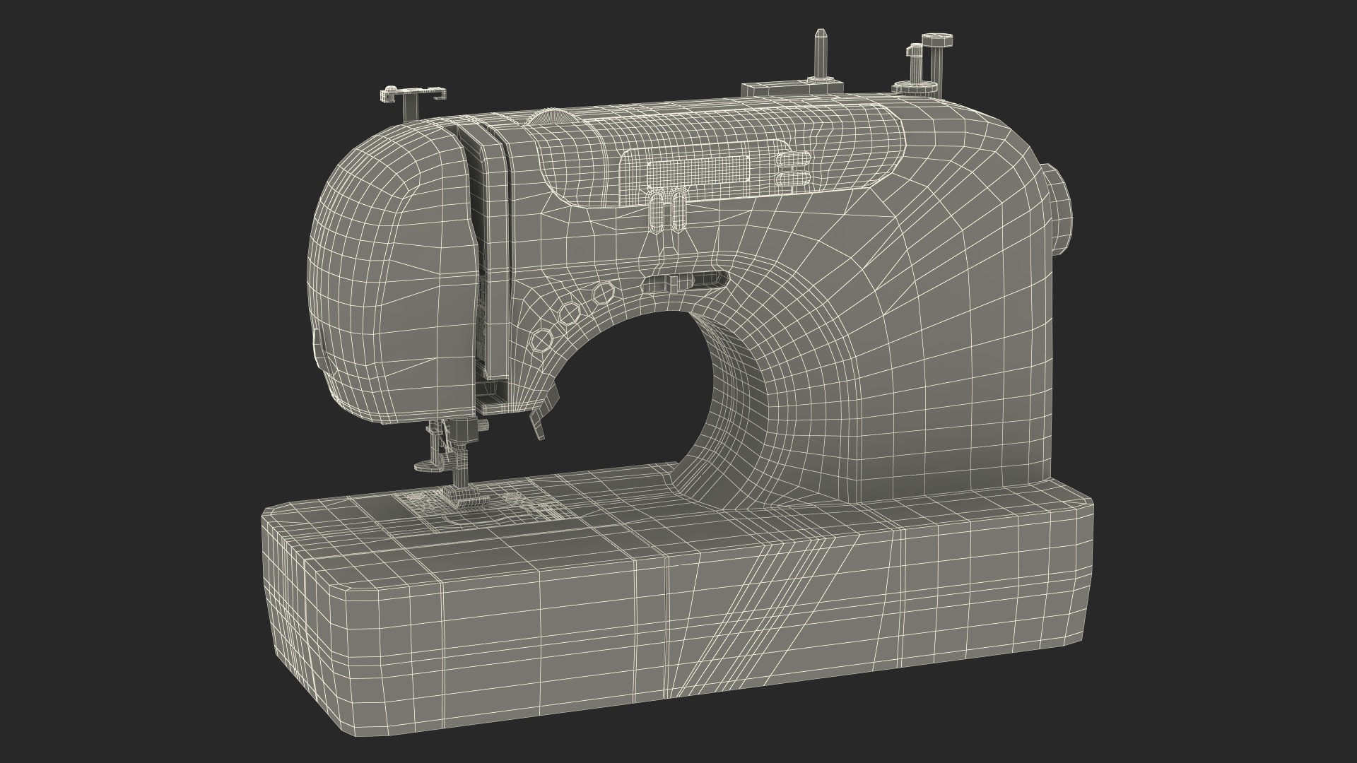 Computerized Sewing Machine 3D