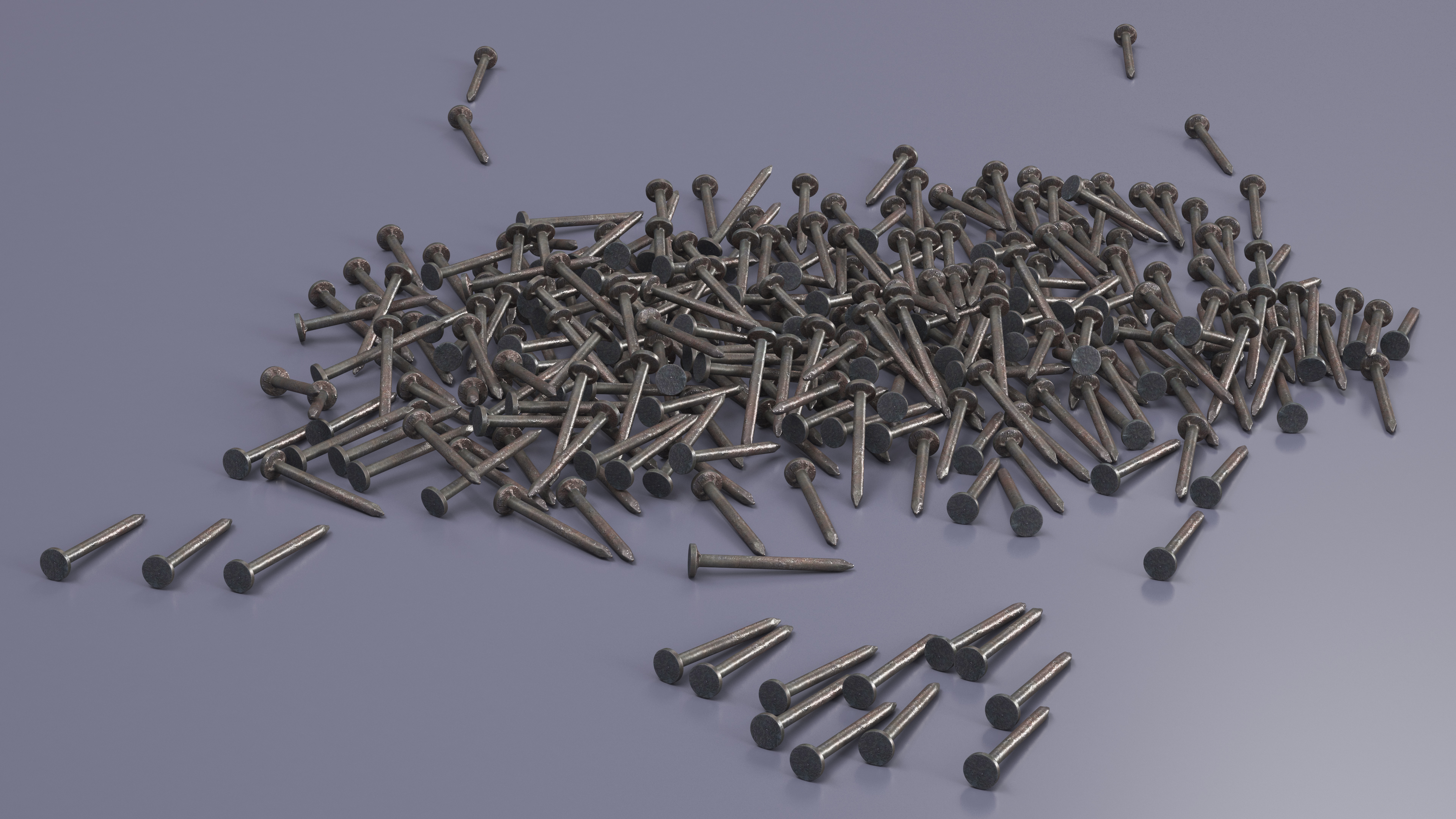 3D Pin Nails Old model