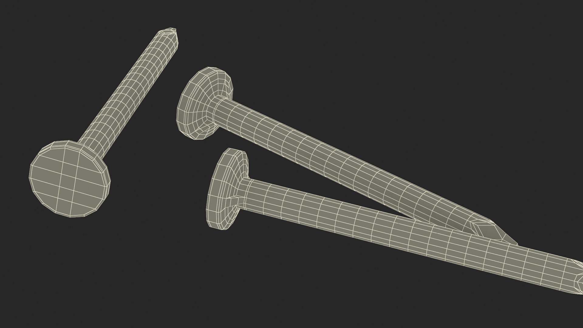 3D Pin Nails Old model