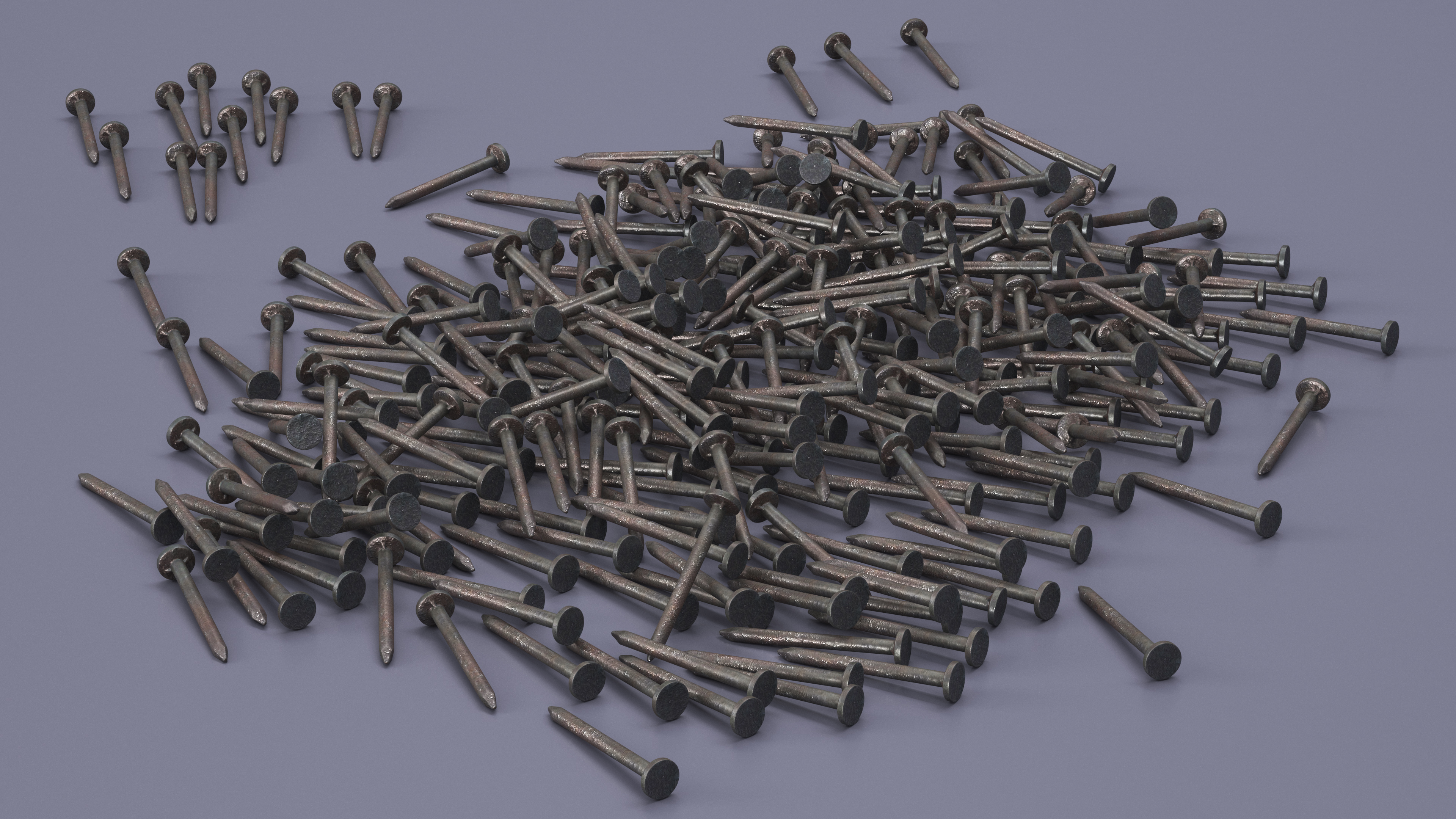 3D Pin Nails Old model