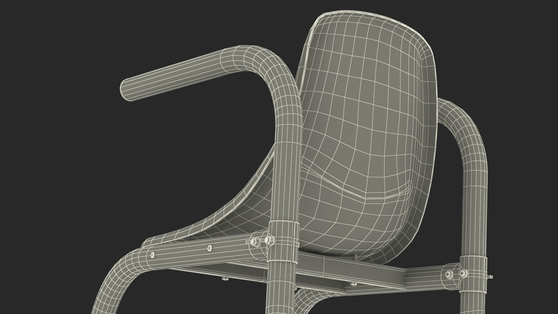 Pool Portable Lifeguard Chair 3D model
