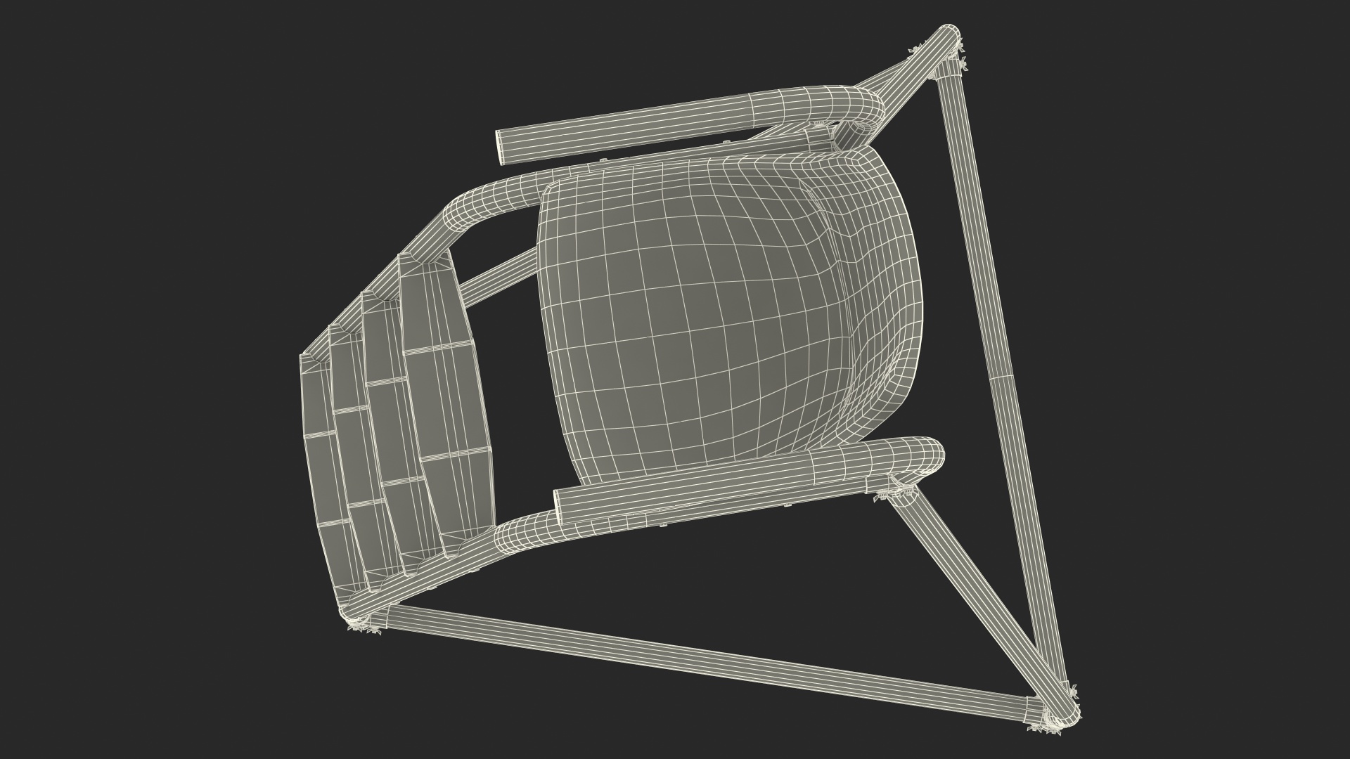 Pool Portable Lifeguard Chair 3D model
