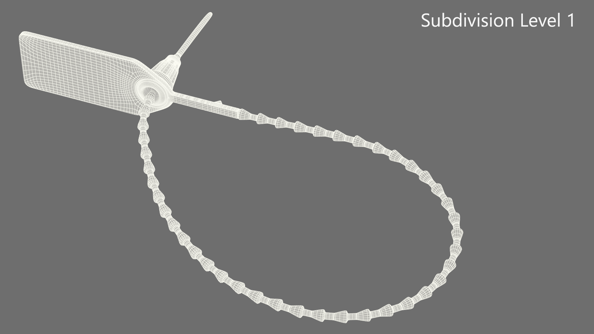 3D model Plastic Security Tag