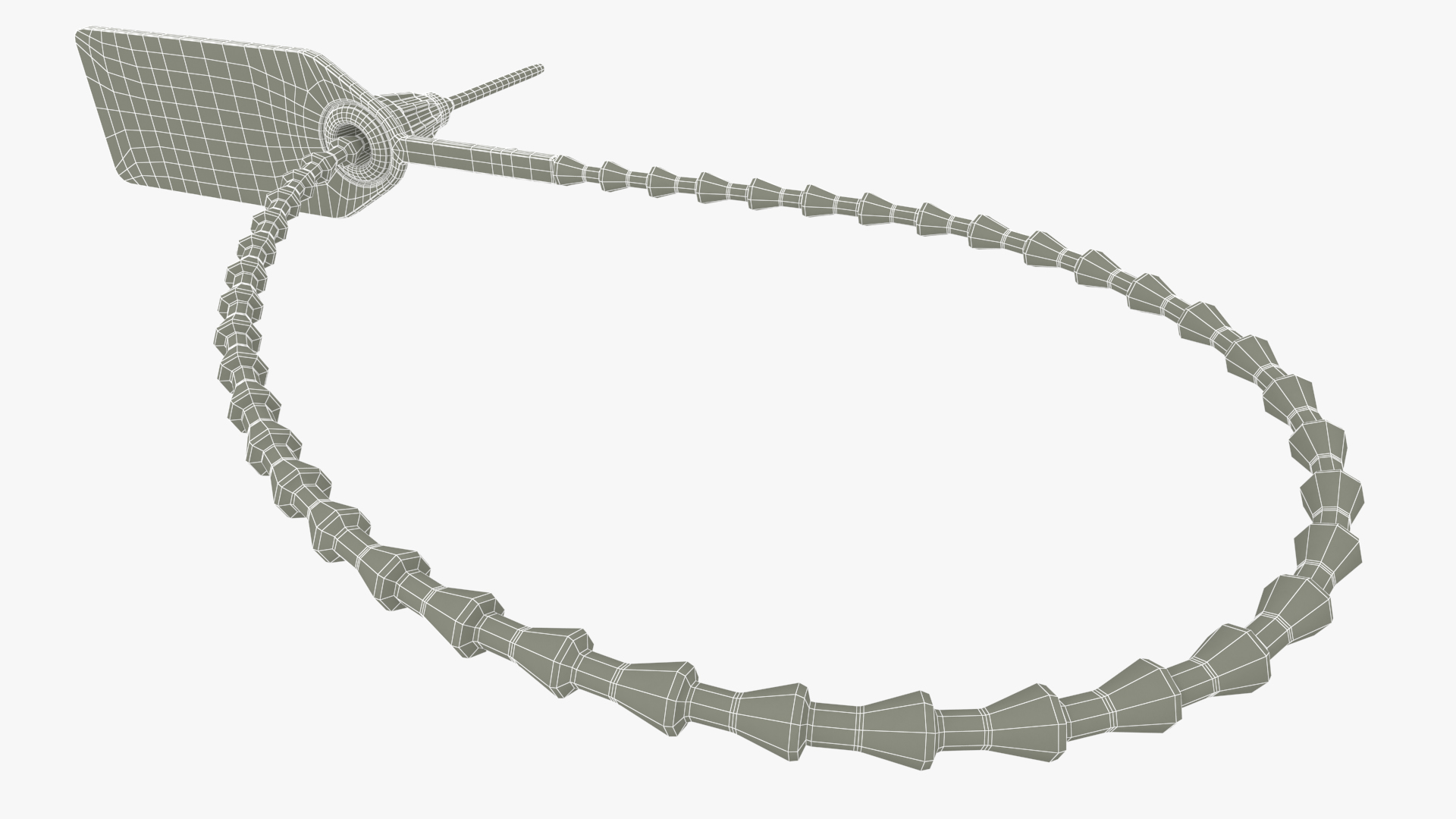 3D model Plastic Security Tag