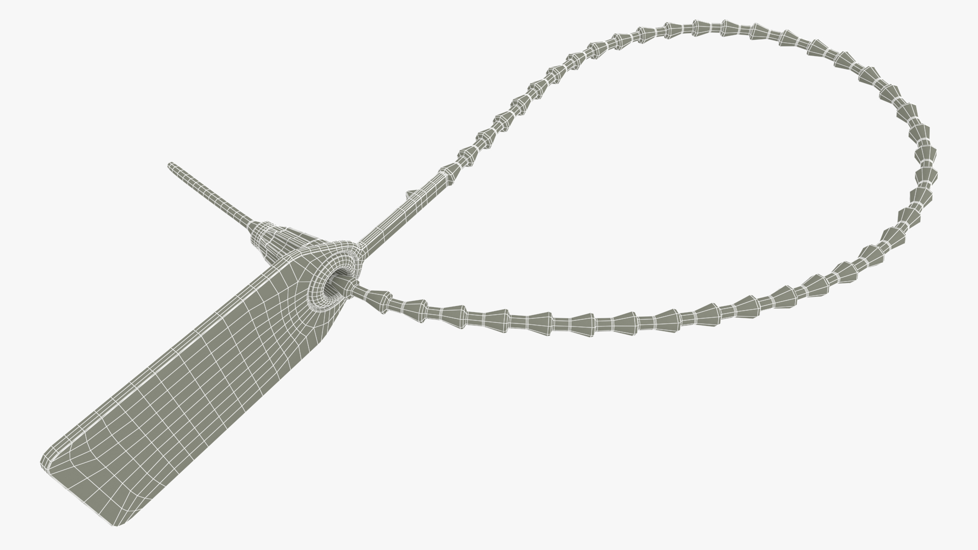 3D model Plastic Security Tag
