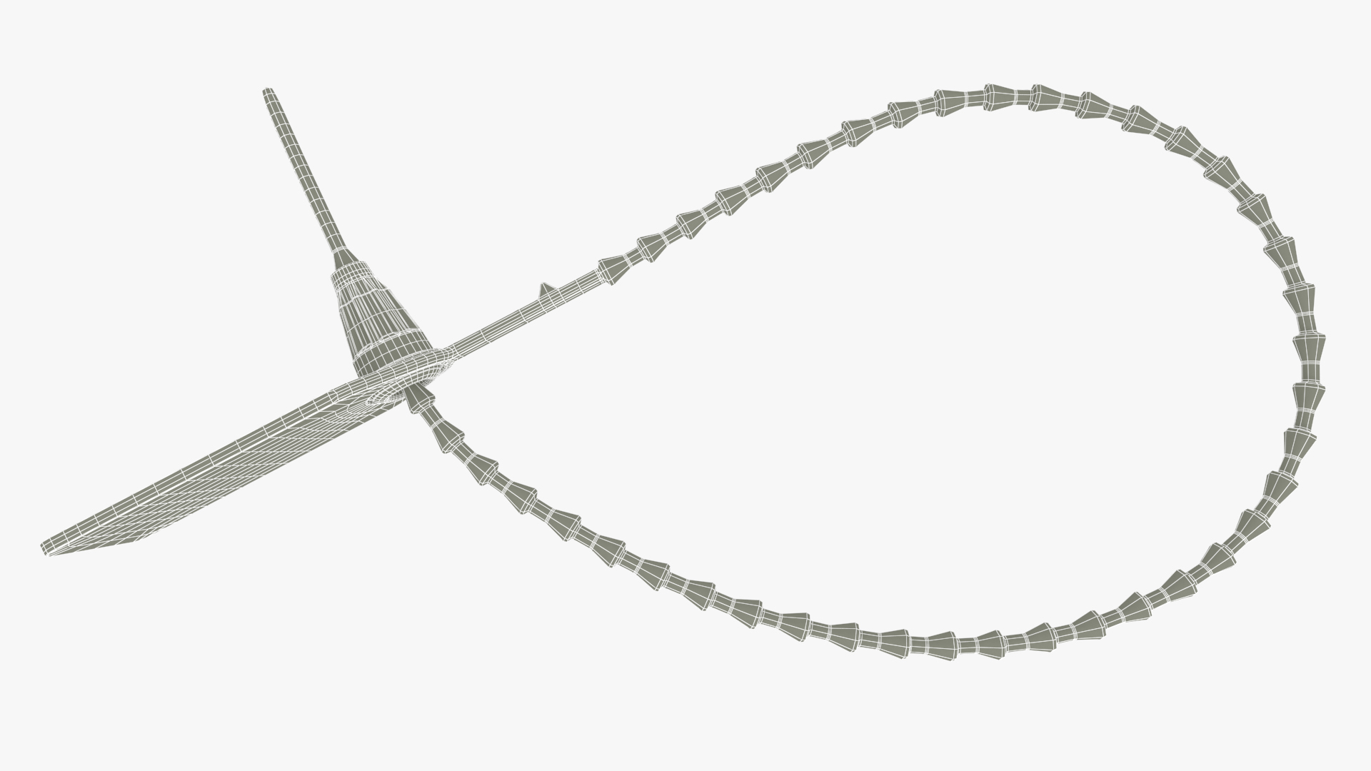 3D model Plastic Security Tag
