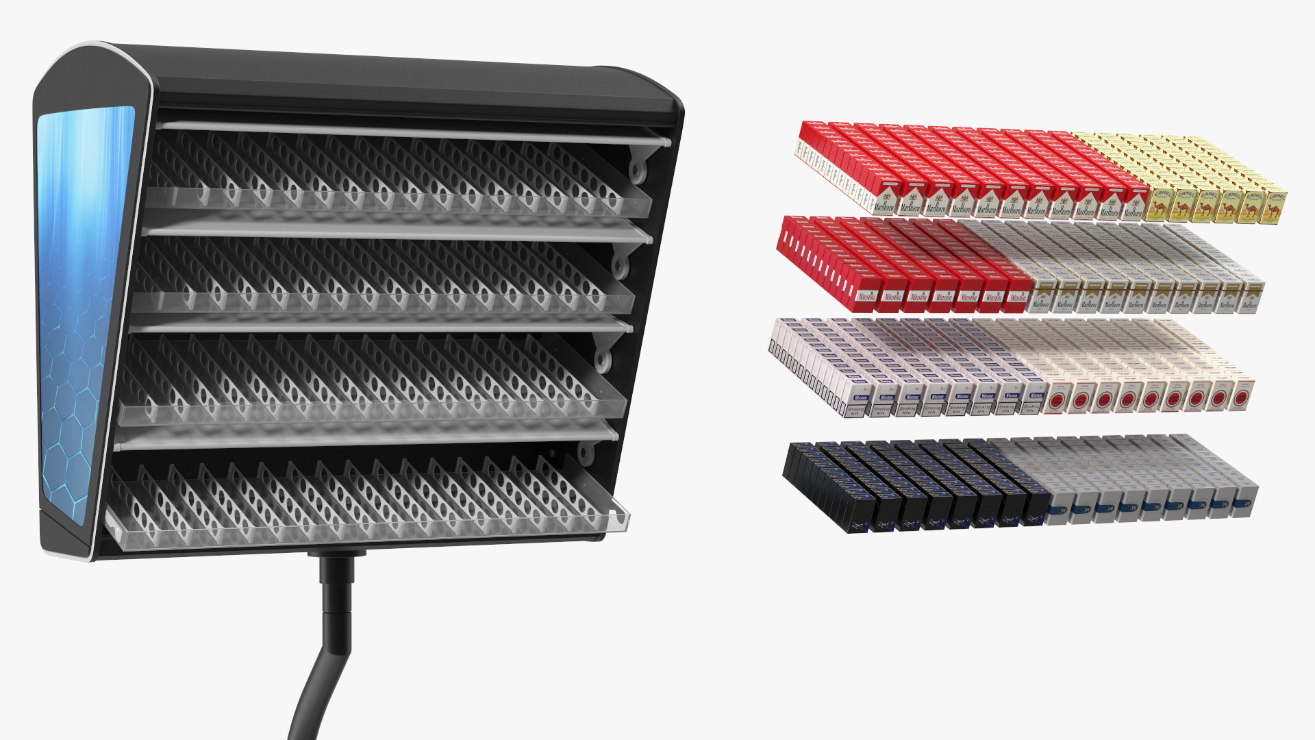 Full Cigarette Dispenser 3D model