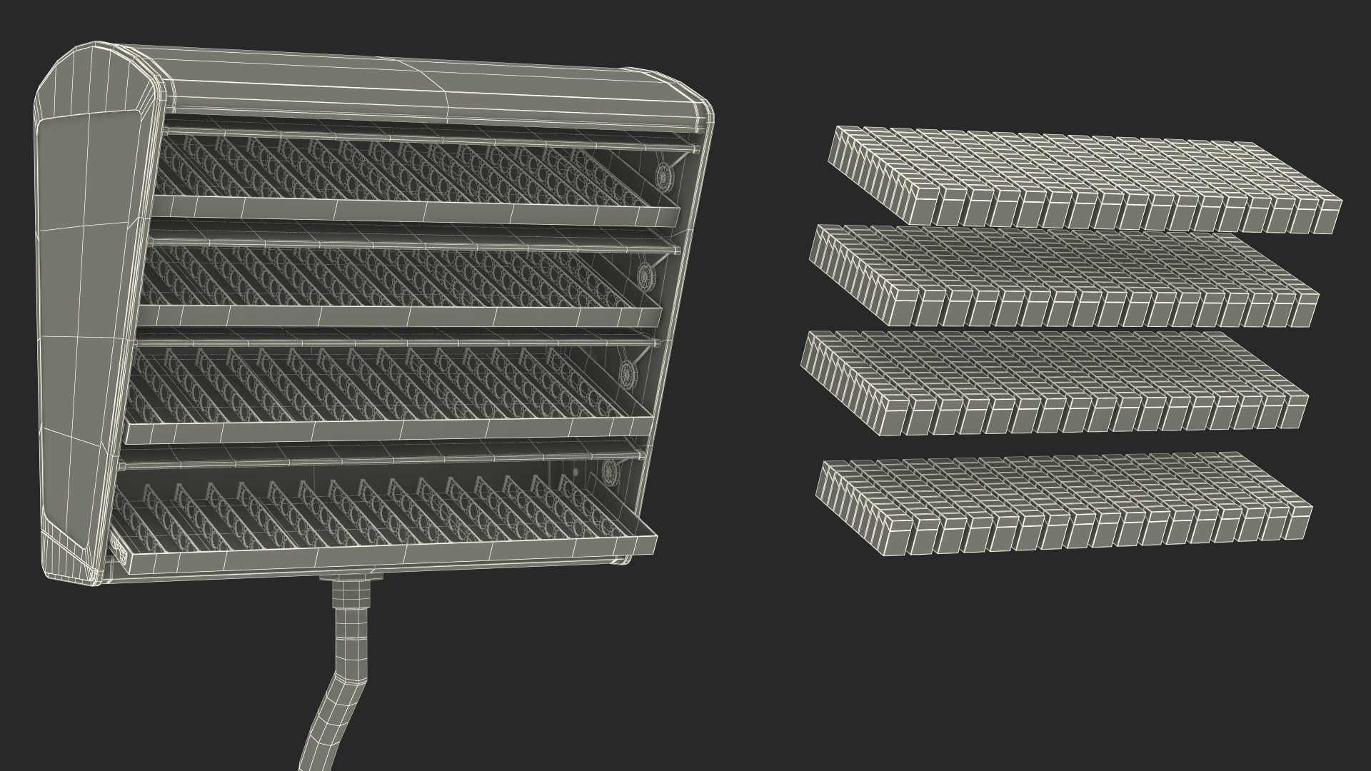 Full Cigarette Dispenser 3D model