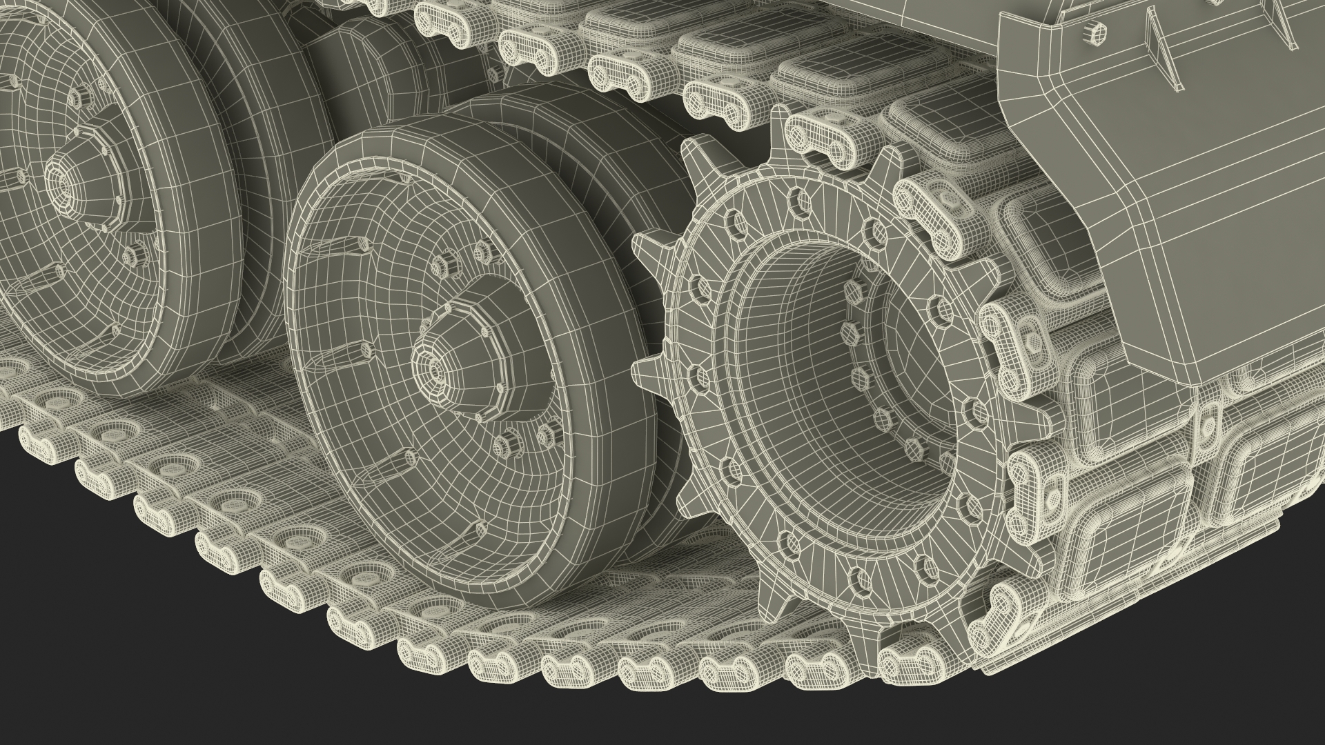 Self Propelled Artillery System Rigged for Cinema 4D 3D