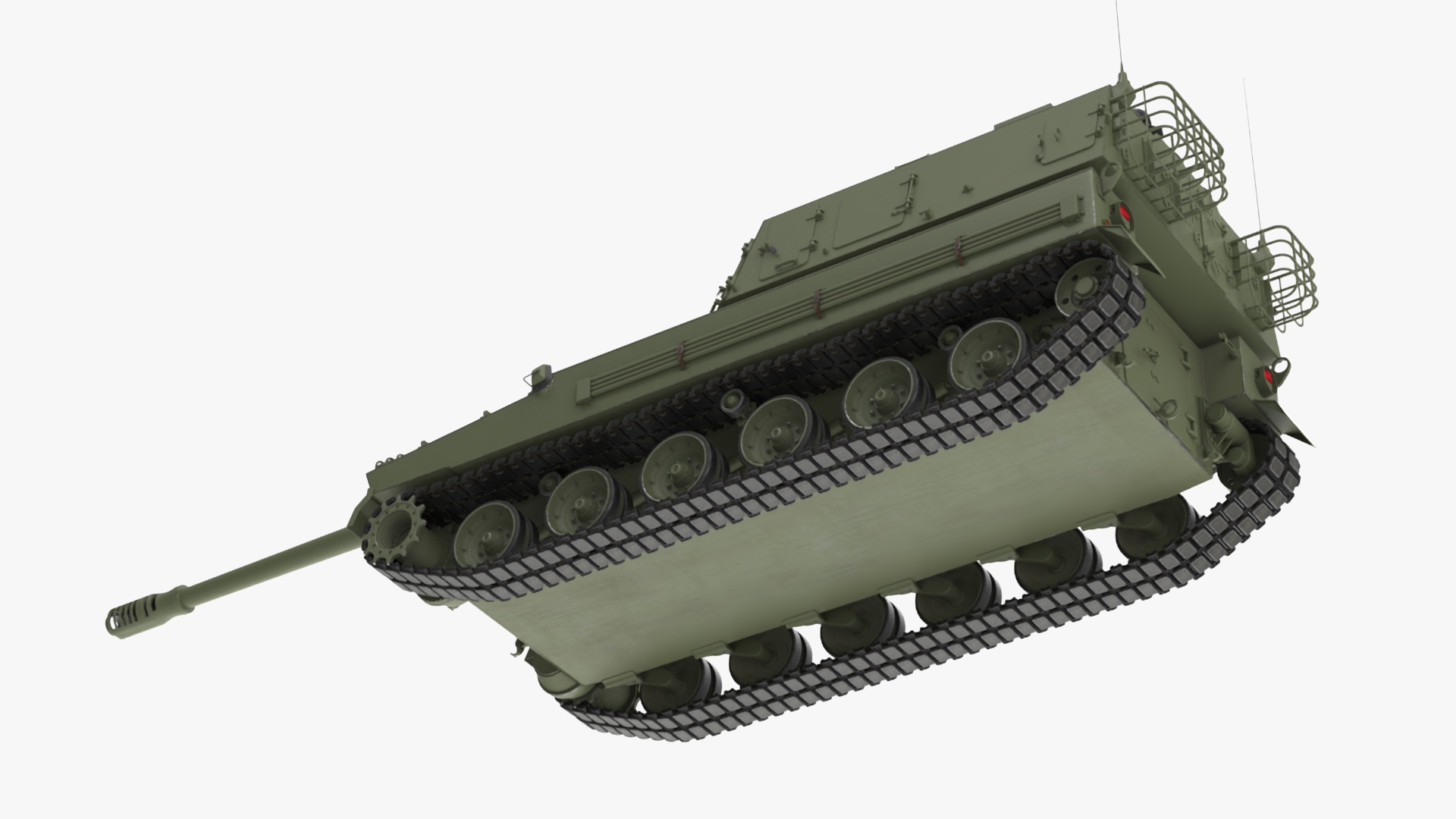 Self Propelled Artillery System Rigged for Cinema 4D 3D